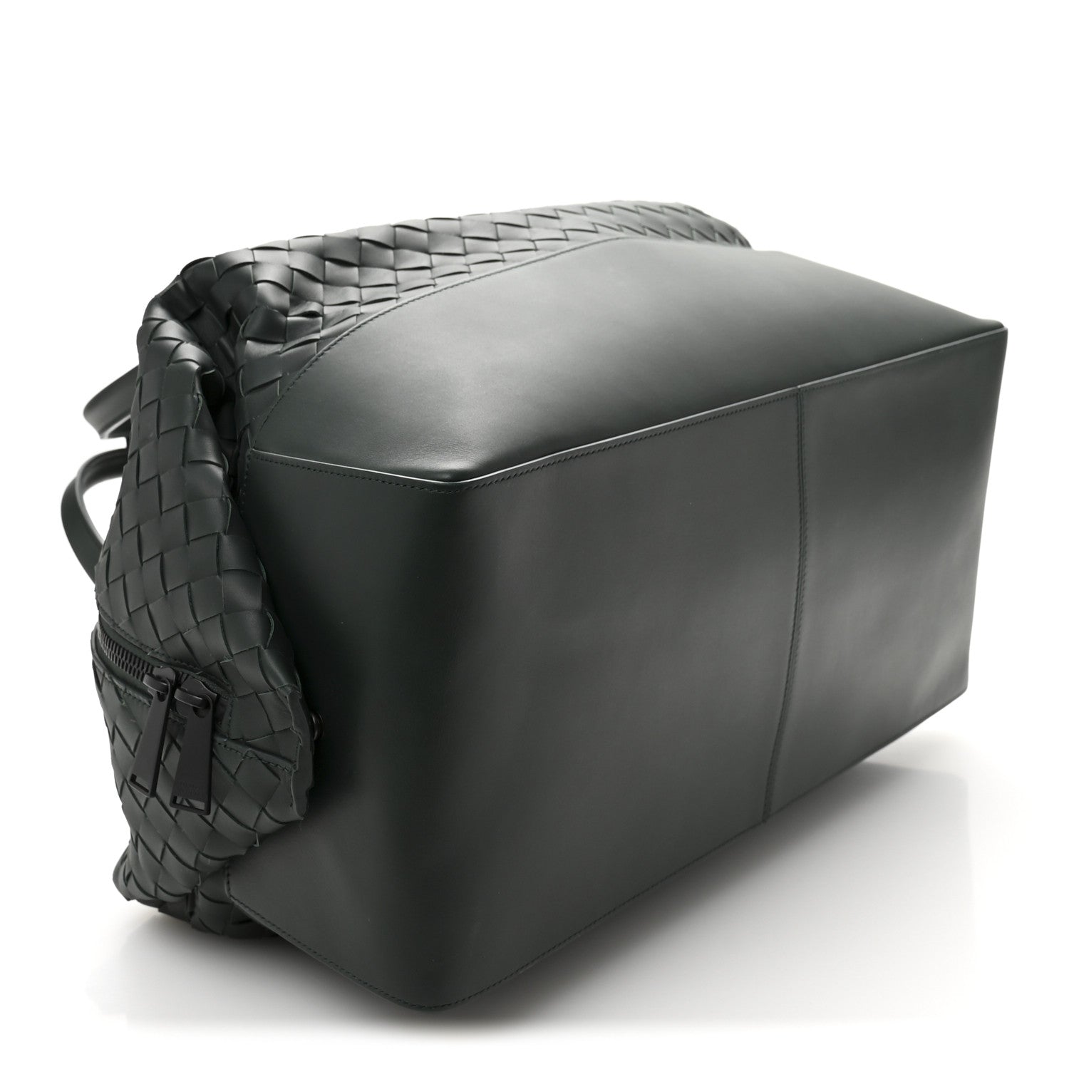 Bottega Veneta Nappa Intrecciato Travel Duffel Bag Raintree 3 of 13