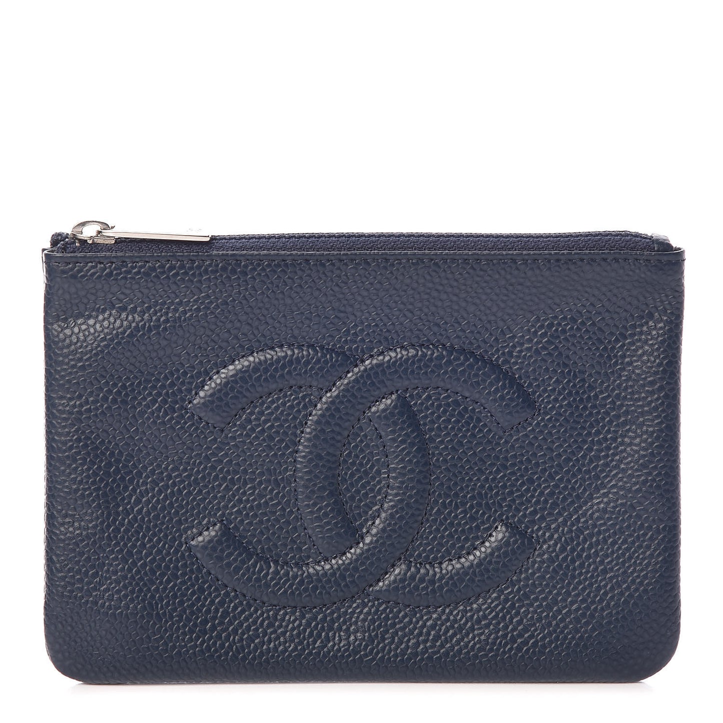 Caviar Timeless CC Small Cosmetic Case Dark Blue