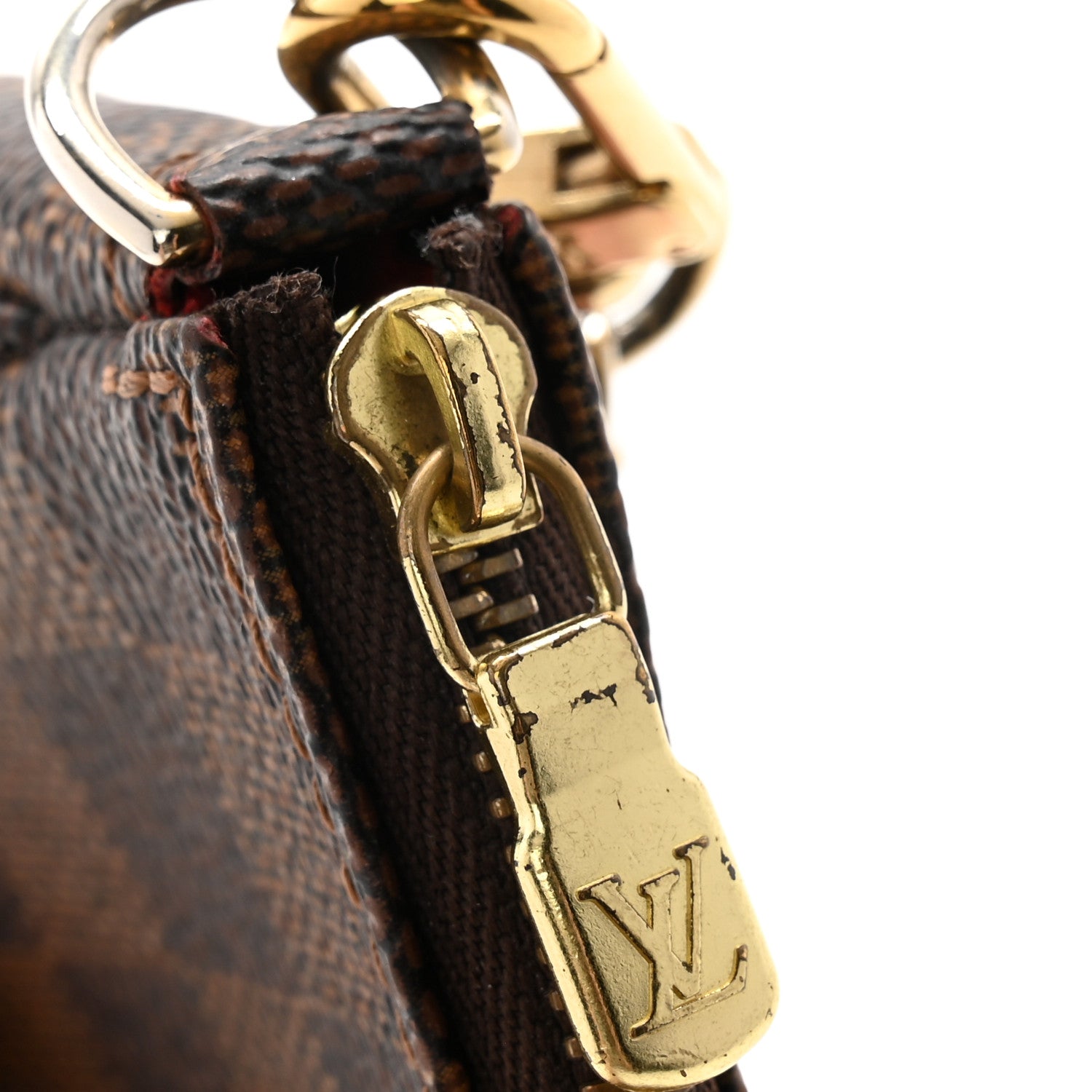 Louis Vuitton Damier Ebene Mini Pochette Accessories 9 of 11