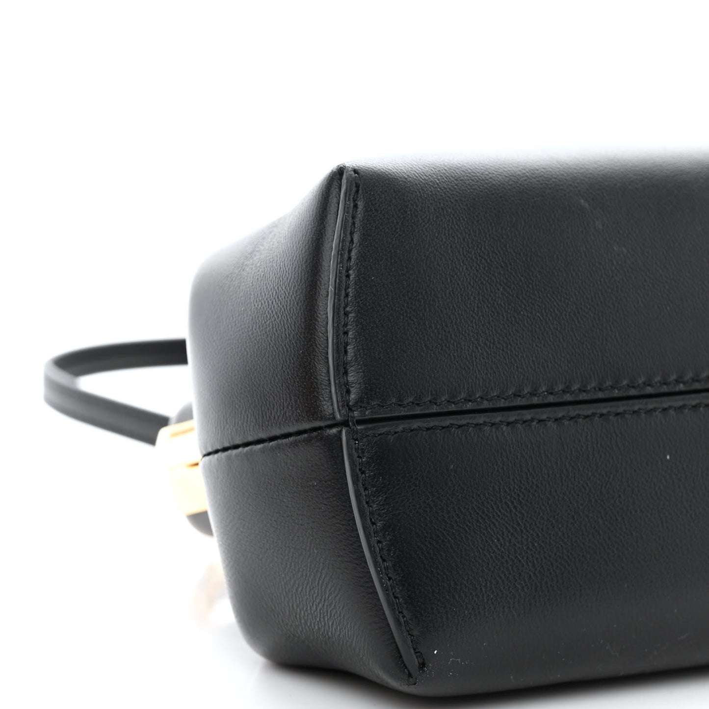 Shiny Nappa Small Fendi First Black