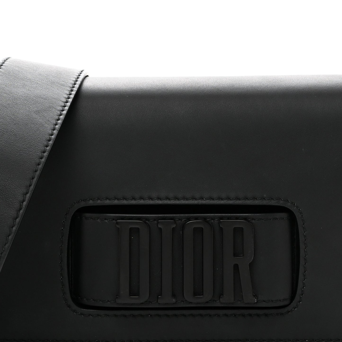 Ultra Matte Calfskin Dio(r)evolution Flap Bag Black