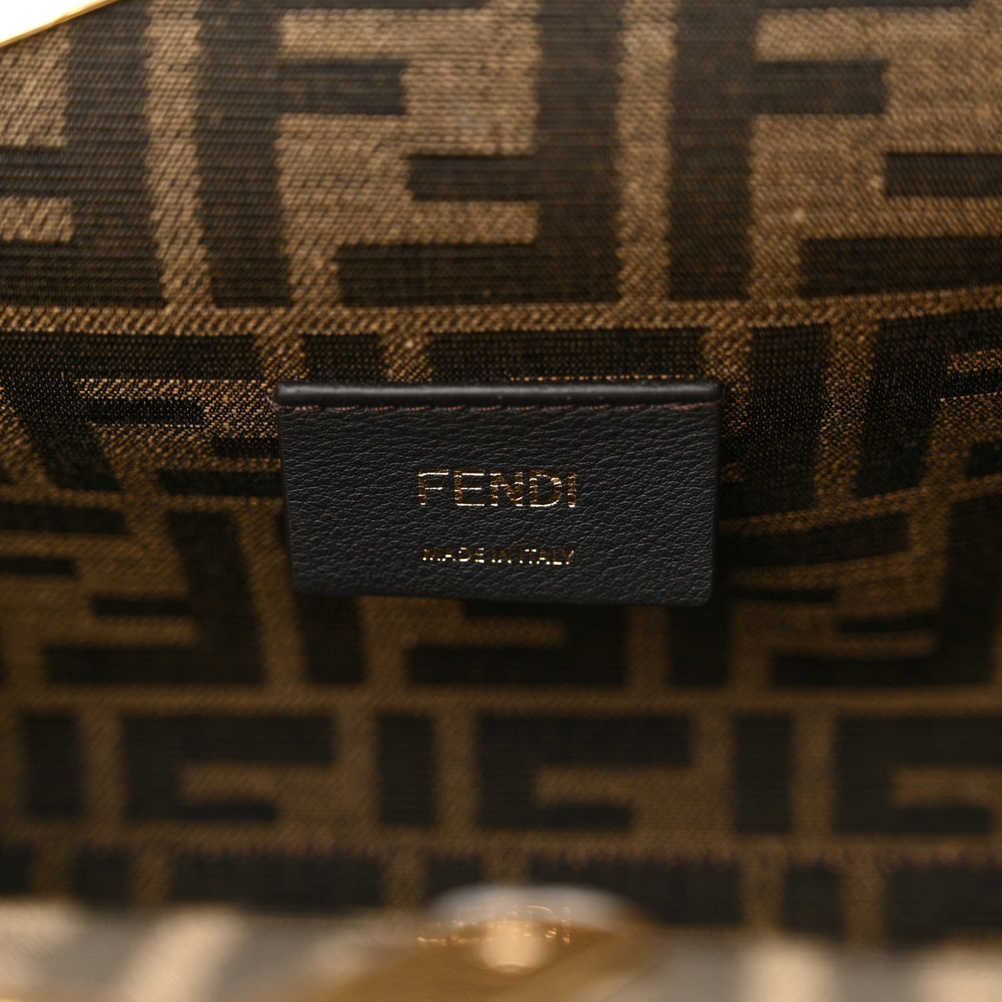 Shiny Nappa Small Fendi First Light Rose