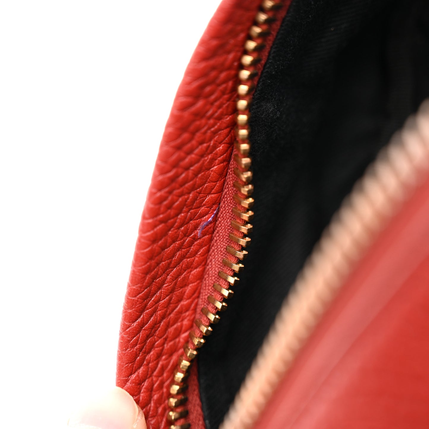 Grained Calfskin Buckley Backpack Red