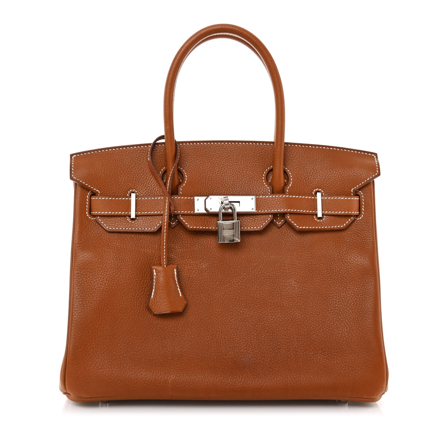 Natural Barenia Faubourg Birkin 30 Fauve