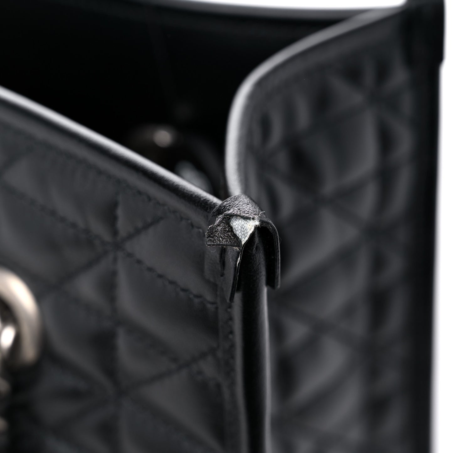 Calfskin Matelasse Aria Medium GG Marmont Shoulder Tote Black