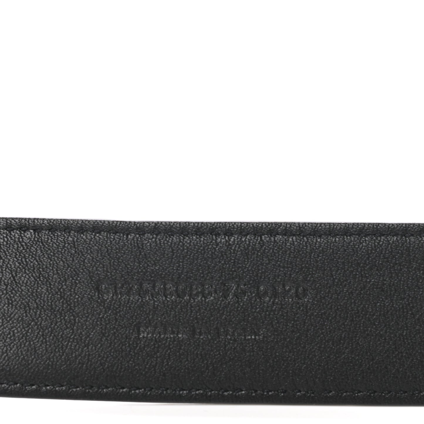 Smooth Calfskin Monogram Square Buckle Belt 75 30 Black