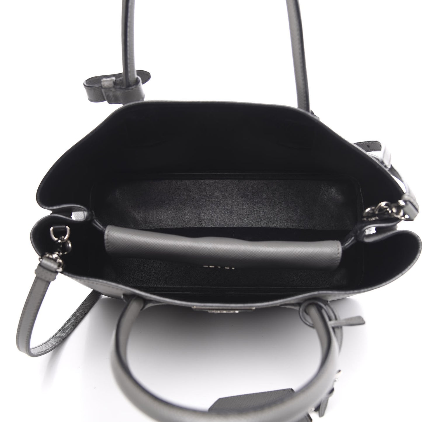 Saffiano Cuir Medium Double Bag Marmo