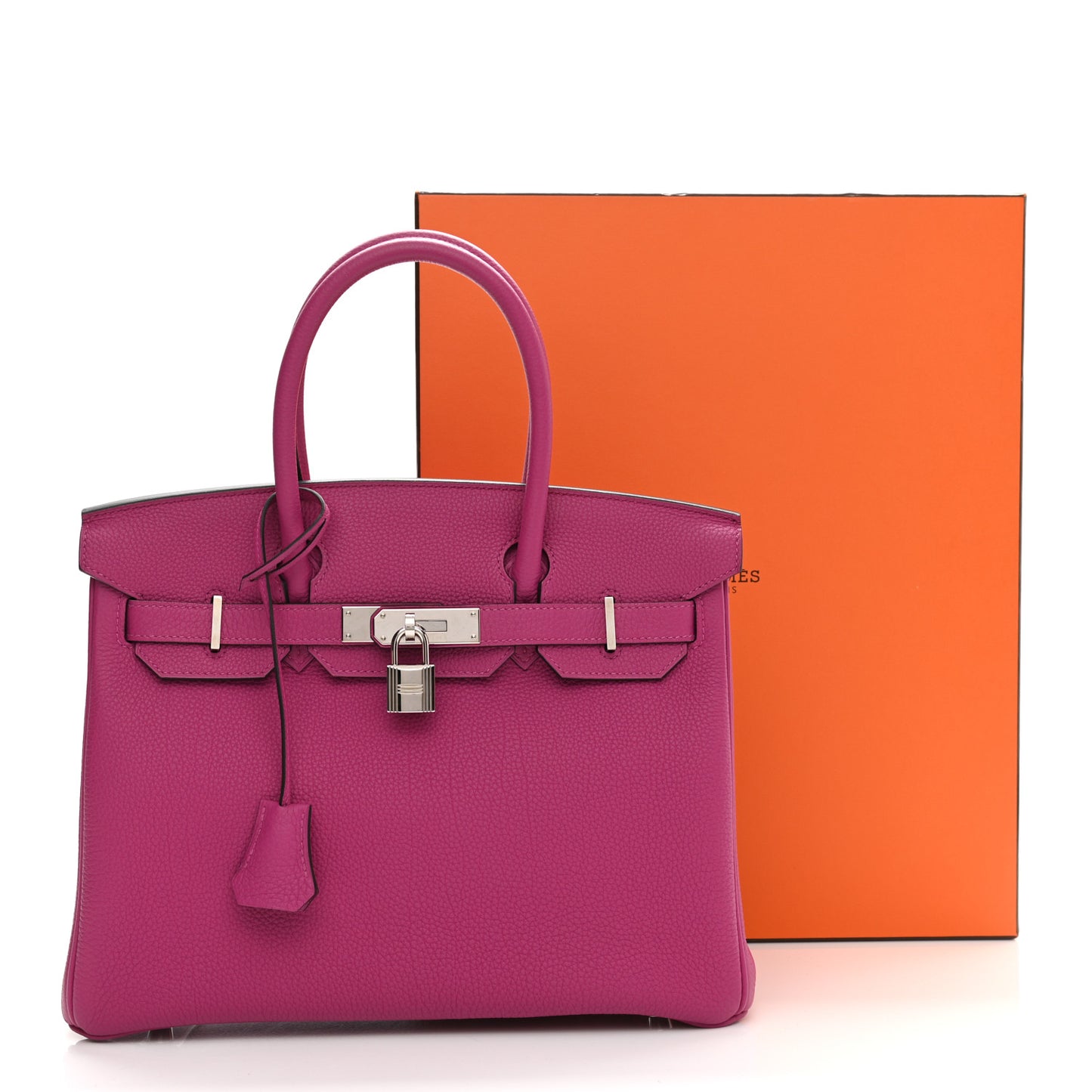 Togo Birkin 30 Rose Pourpre