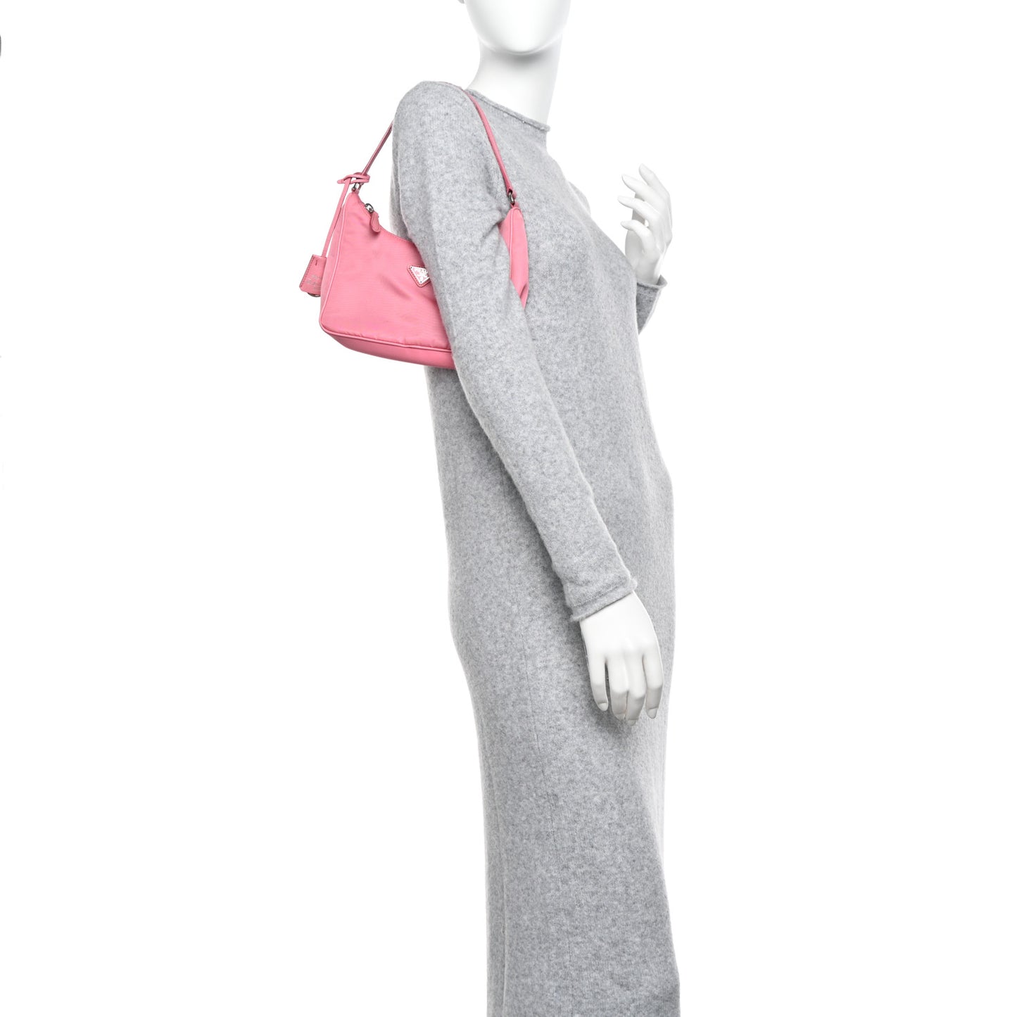 Re-Nylon Saffiano Mini Re-Edition 2005 Bag Rosa