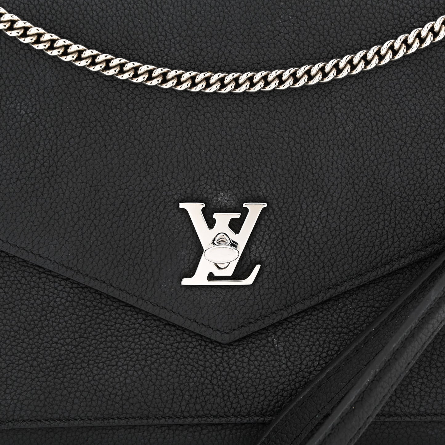Soft Calfskin My Lockme Pochette Black