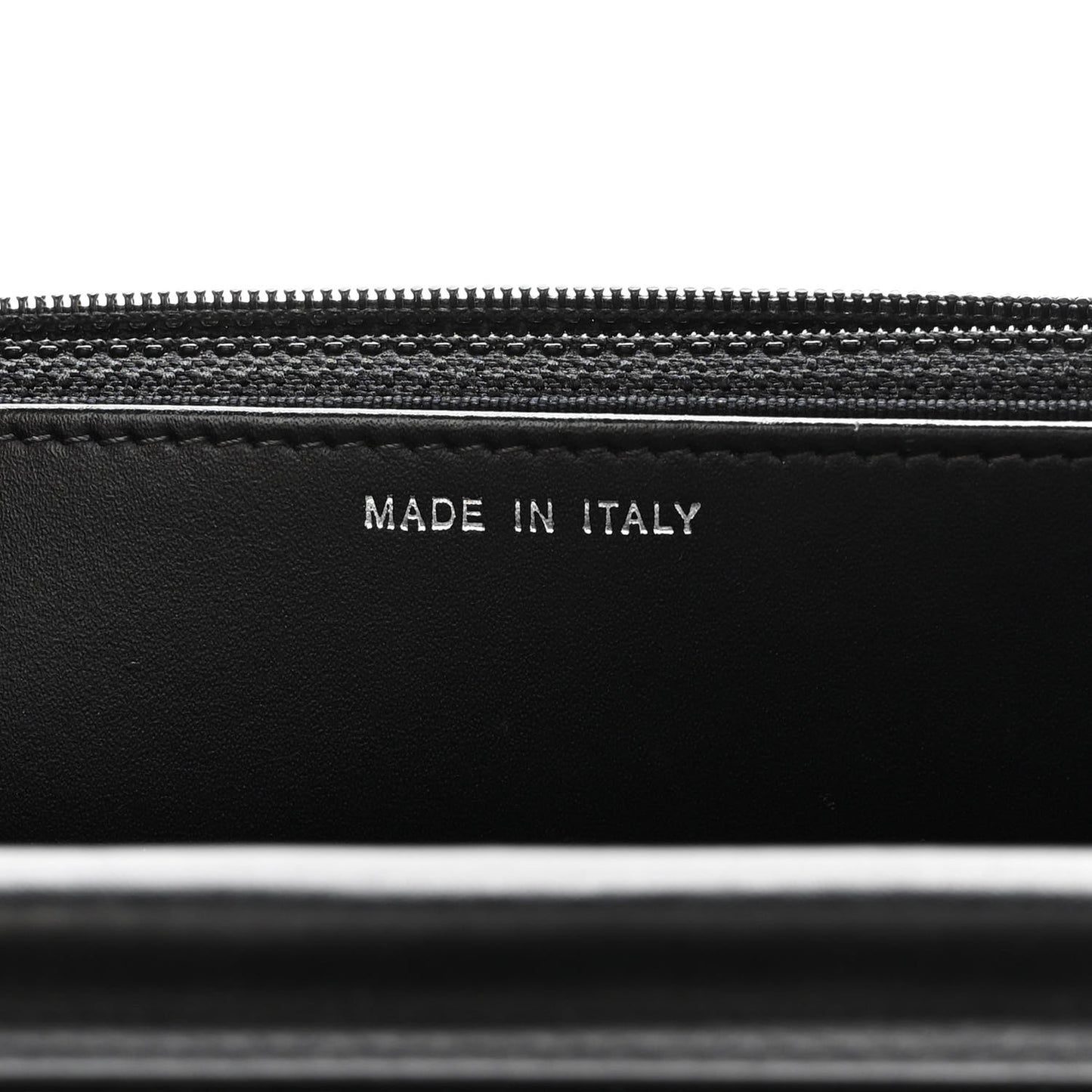 Aged Calfskin Quilted Lucky Charms 2.55 Reissue Wallet On Chain WOC Black