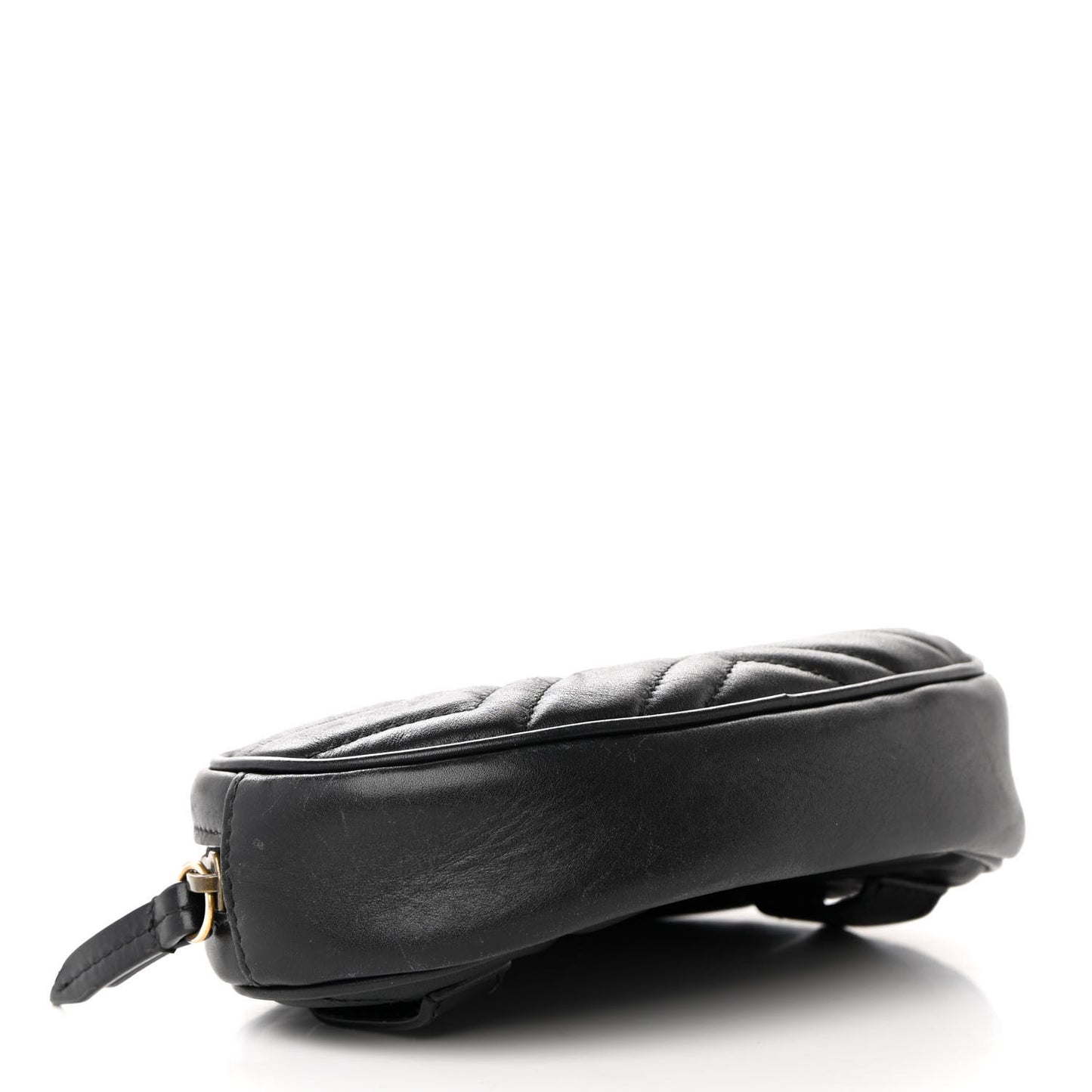 Calfskin Matelasse GG Marmont Belt Bag 85 34 Black