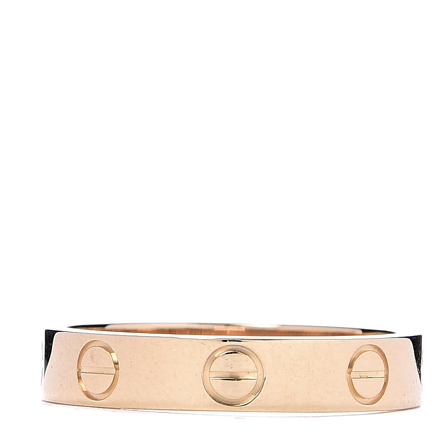 18K Yellow Gold 3.5mm LOVE Wedding Band Ring 51 5.75