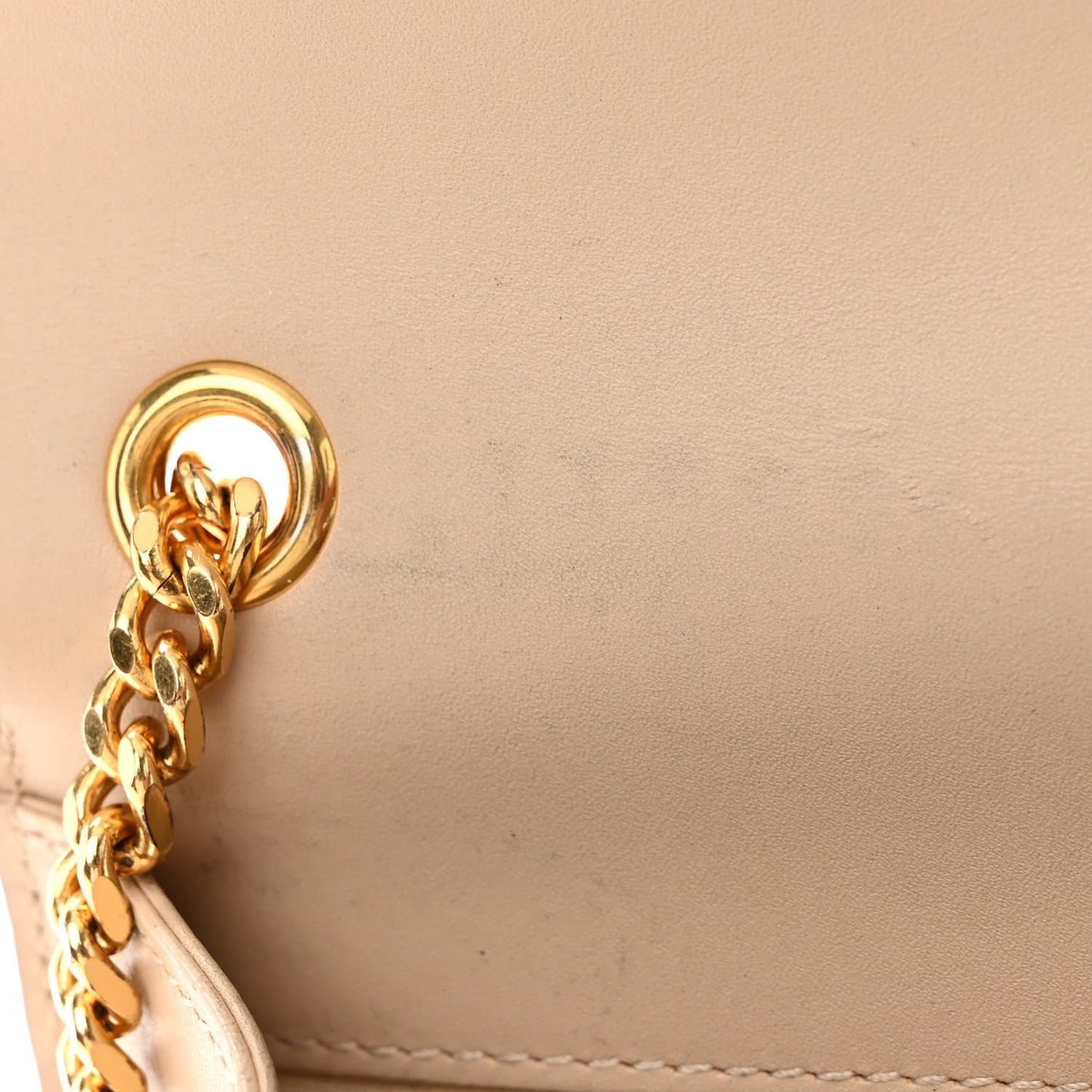 Smooth Calfskin Medium Classic Monogram Kate Tassel Satchel Nude Powder