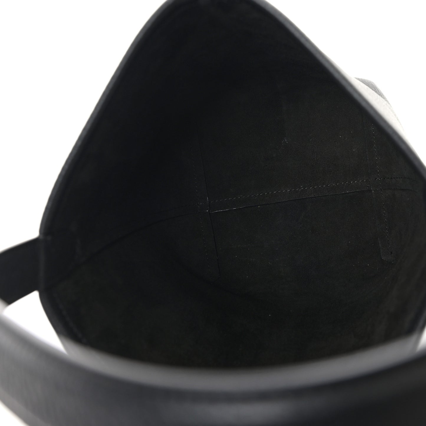 Grained Calfskin Small N/S Park Tote Black