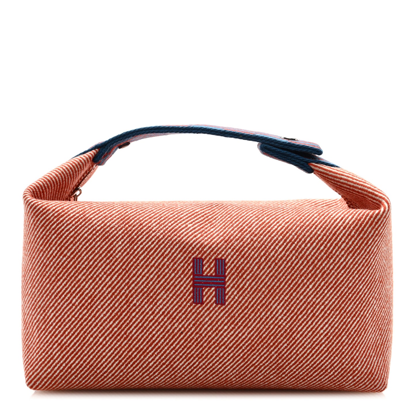 Wool Large Bride-A-Brac H Natte Pouch Tomette