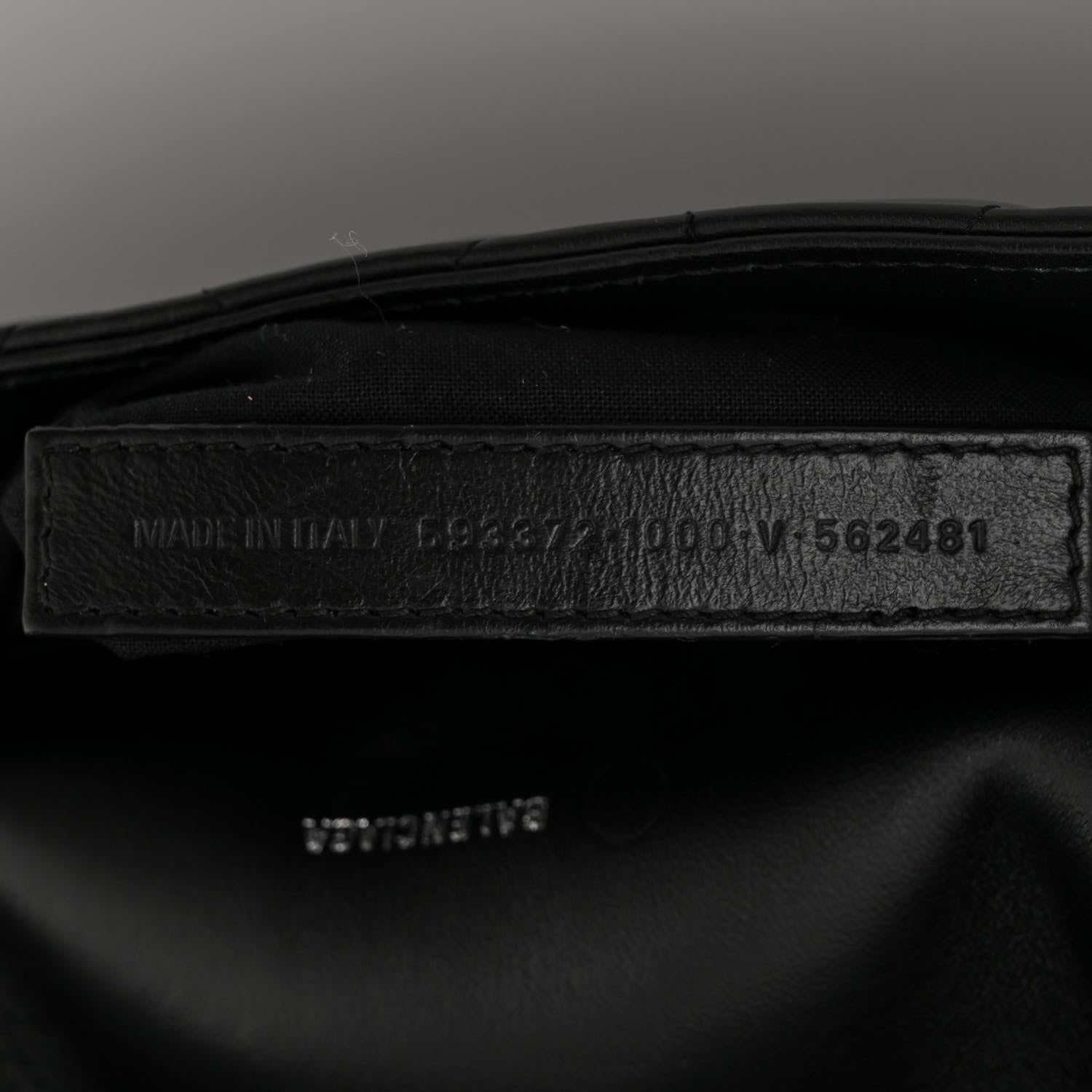 Balenciaga Nappa Calfskin Quilted Large Touch B Shoulder Bag Black 7 of 11