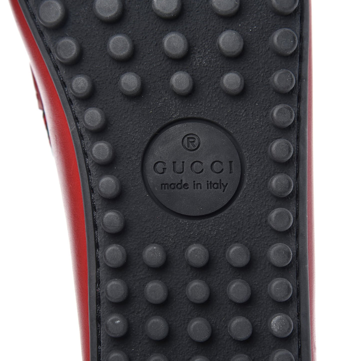 Nappa Mens Bee Driver Loafers 10.5 Red