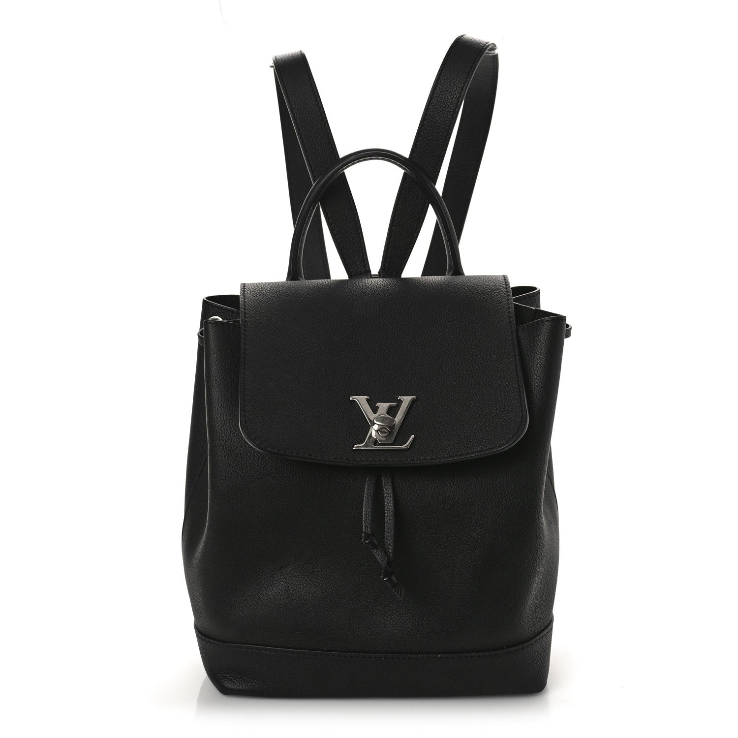 Louis Vuitton Calfskin Lockme Backpack Black 1 of 10