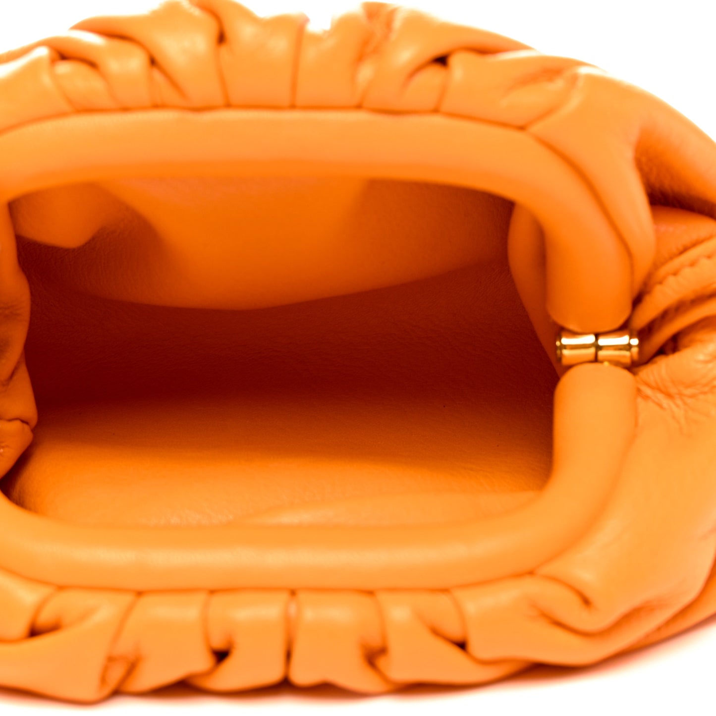 Butter Calfskin Coin Purse Orange