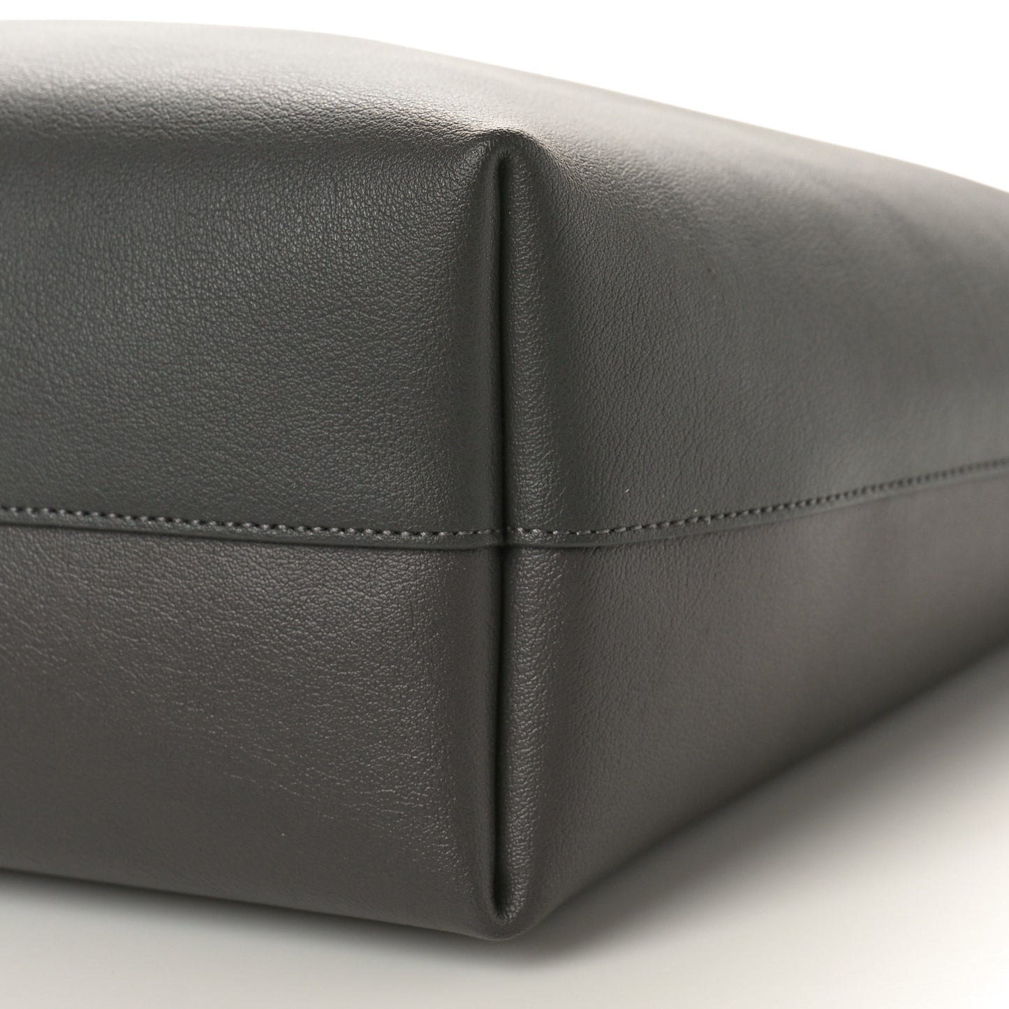 Calfskin Large Shopping Tote Earth