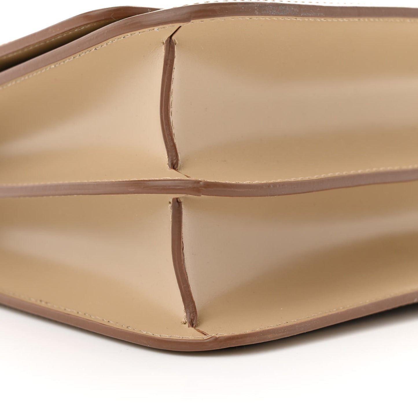 Calfskin Monogram Embossed Medium TB Chain Bag Honey
