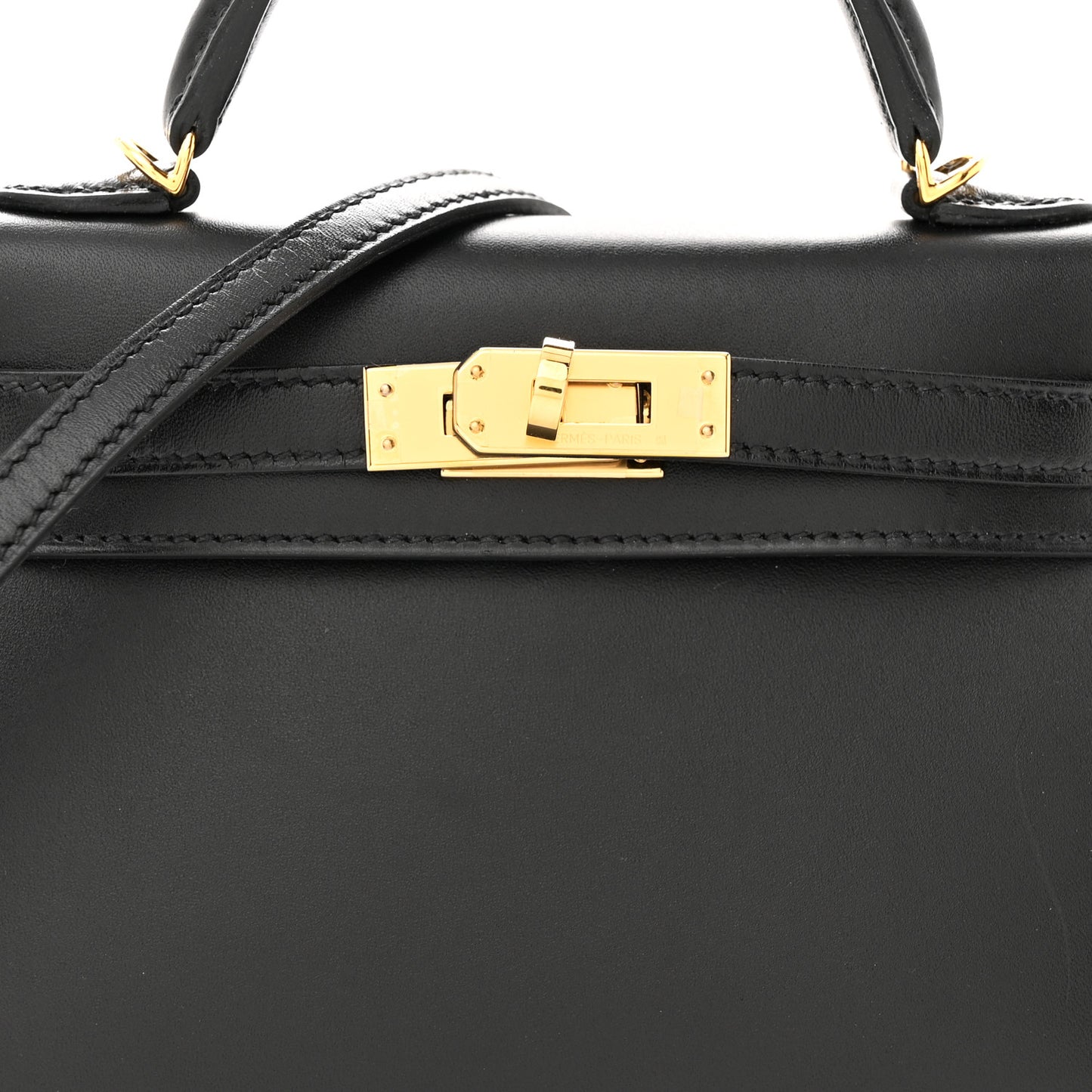 Tadelakt Mini Kelly 20 Black