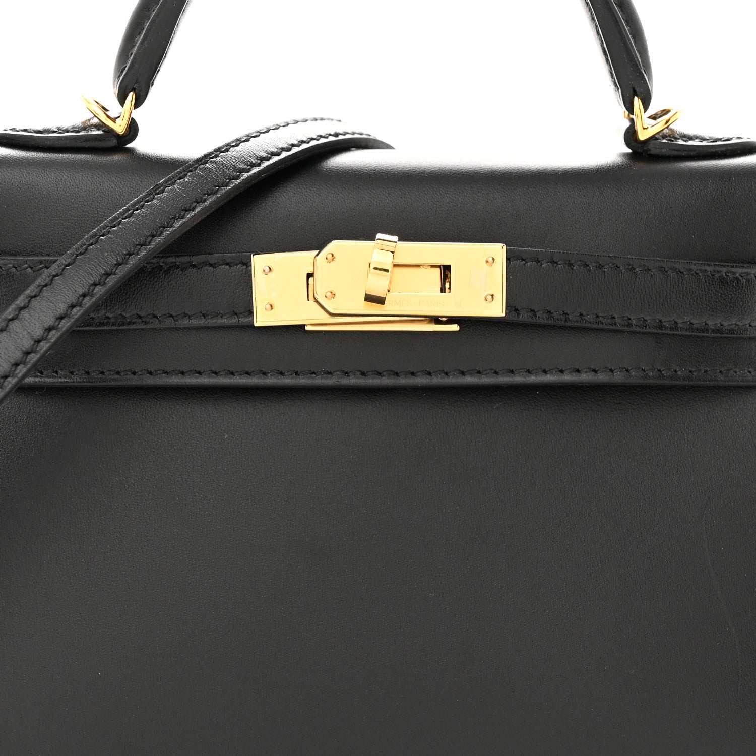 Hermes Tadelakt Mini Kelly 20 Black 7 of 12