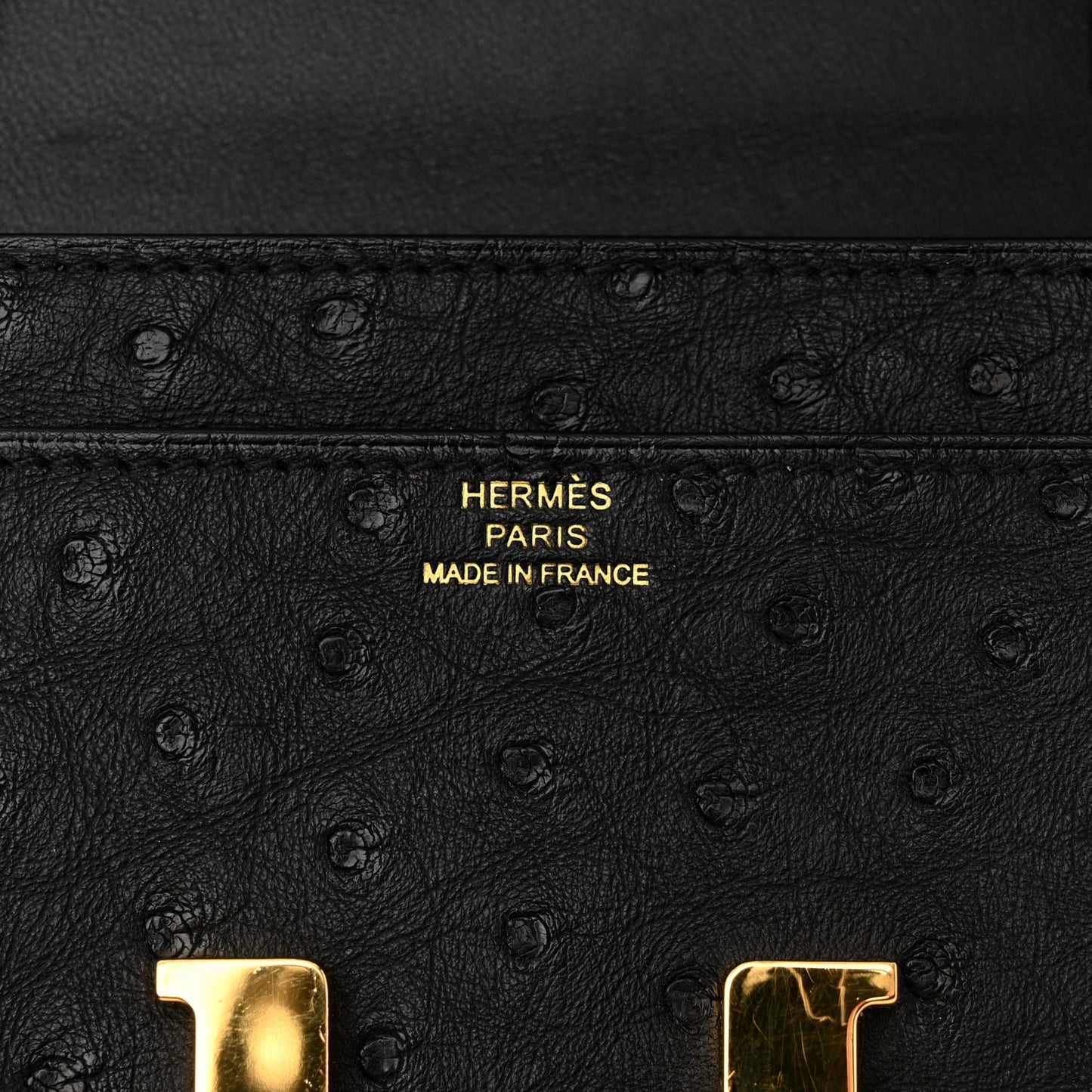 Ostrich Constance Long Wallet To Go Black