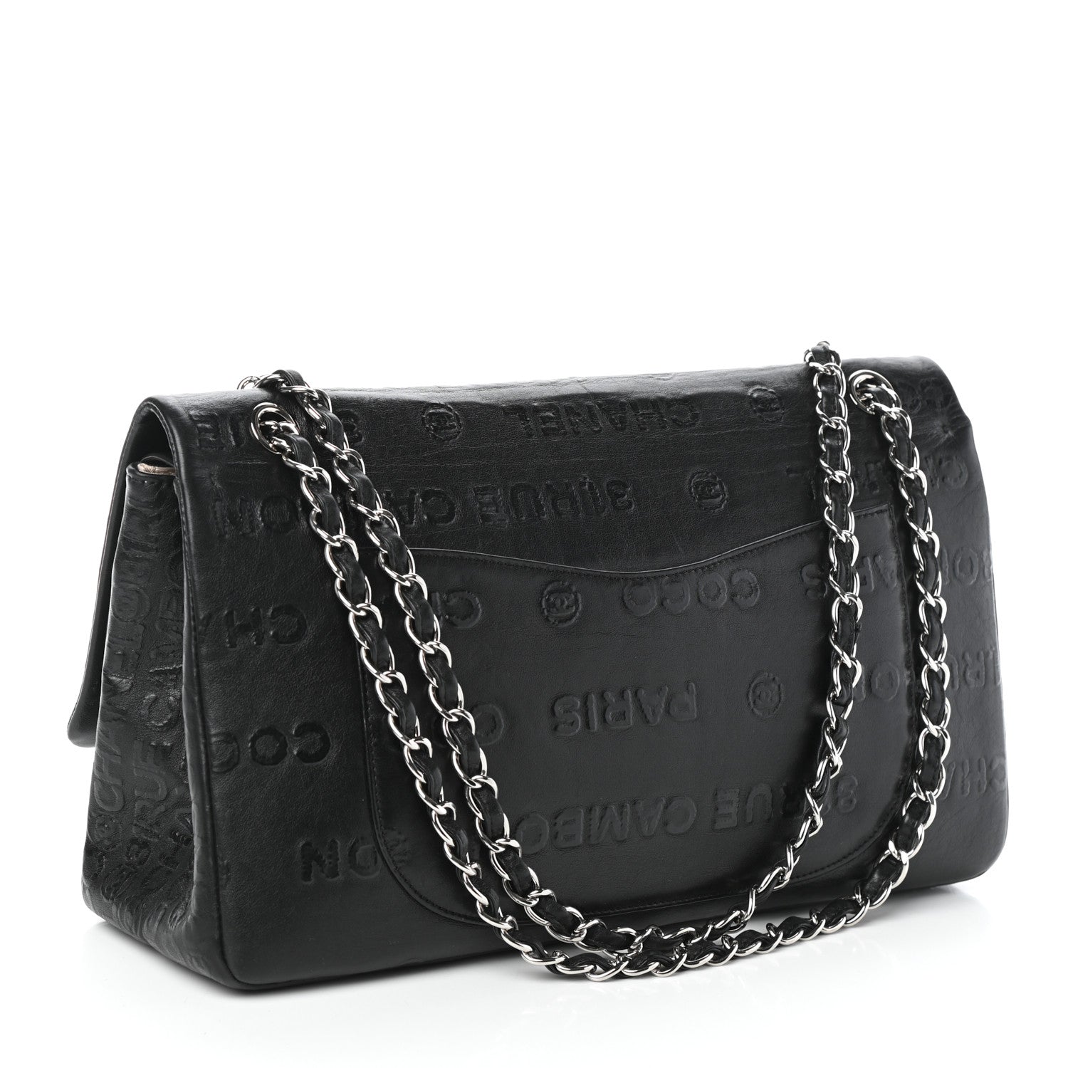 Chanel Calfskin Unlimited Jumbo Double Flap Black 3 of 10