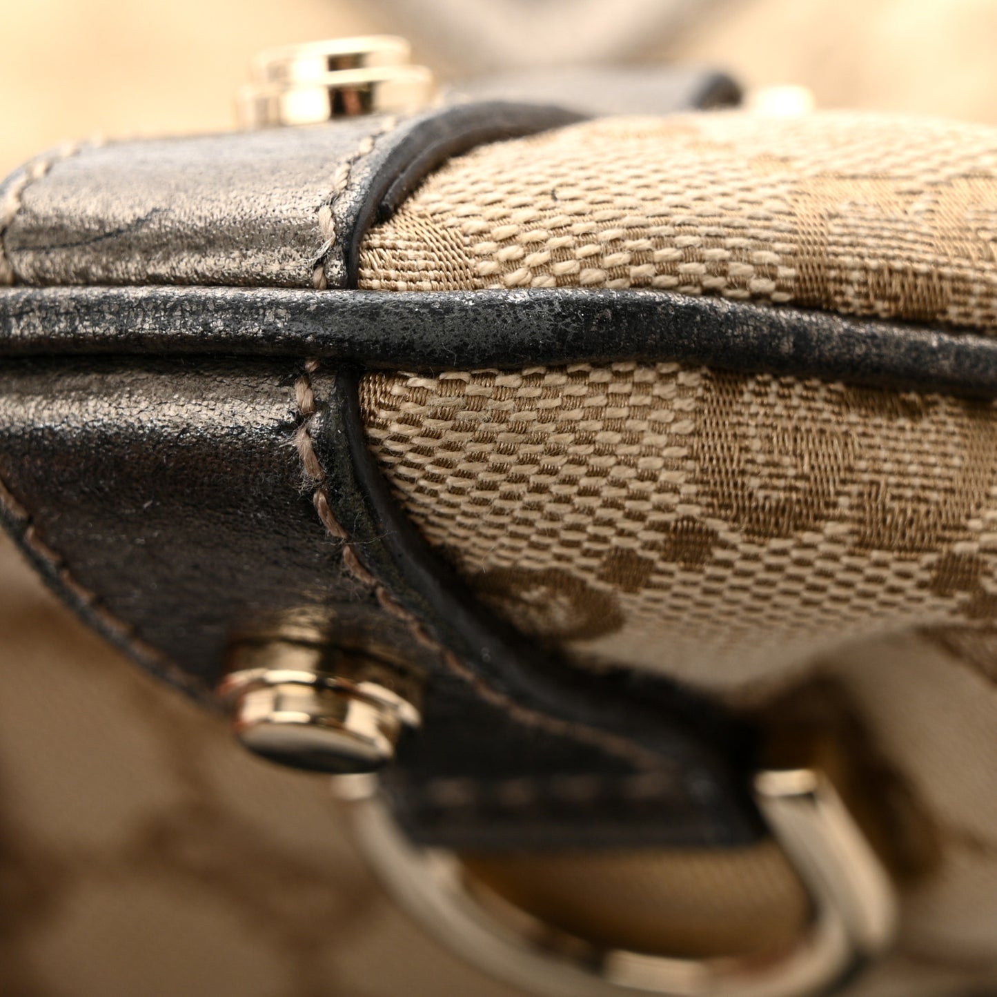 Monogram Abbey Messenger Bag Pewter