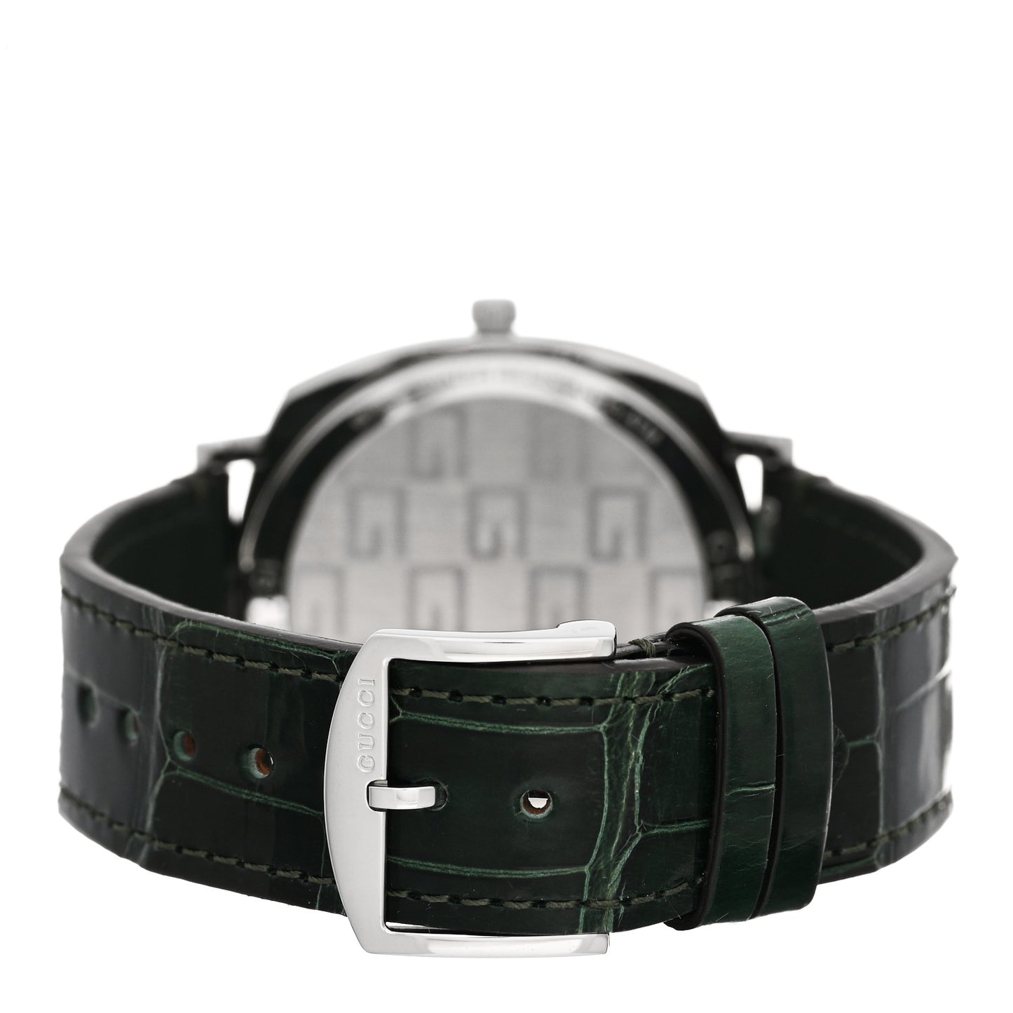 Stainless Steel Alligator 38mm Grip Quartz Watch Green