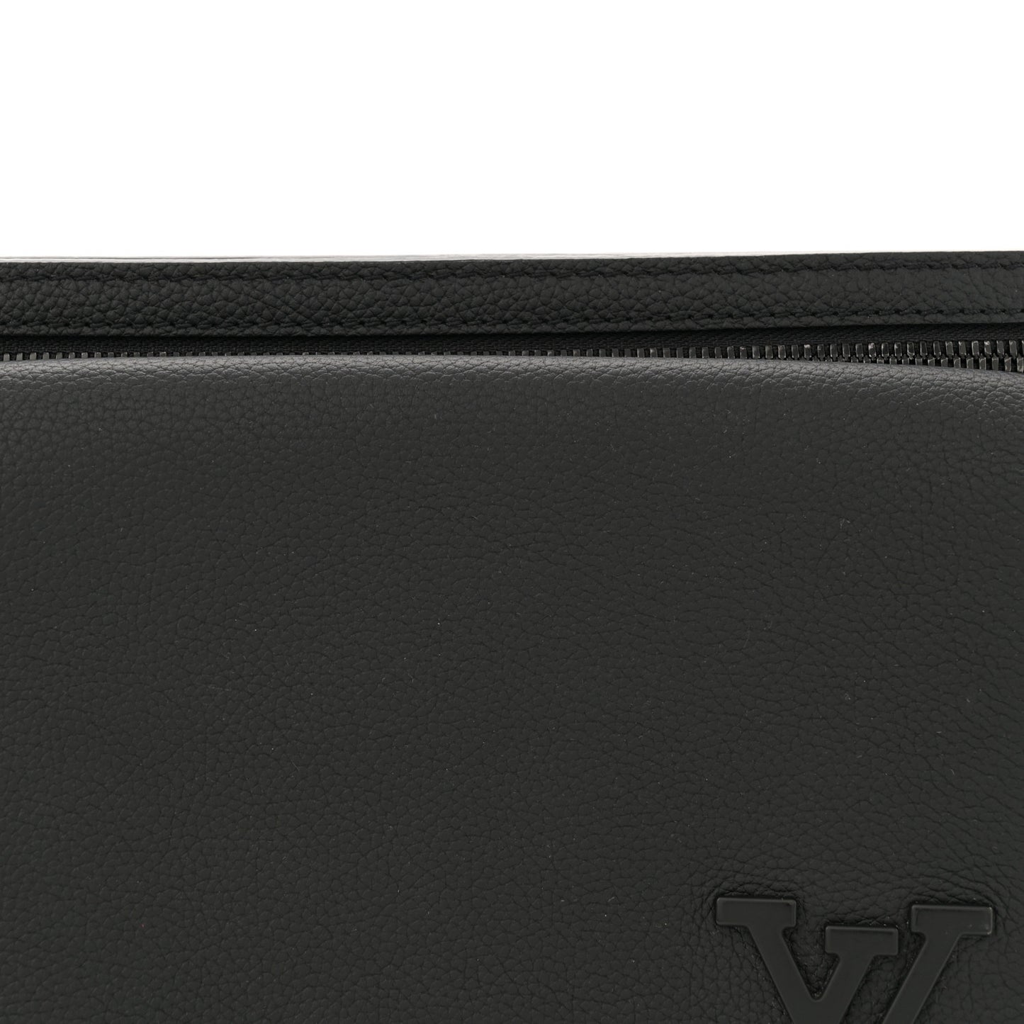 Grained Calfskin Aerogram Slingbag Black