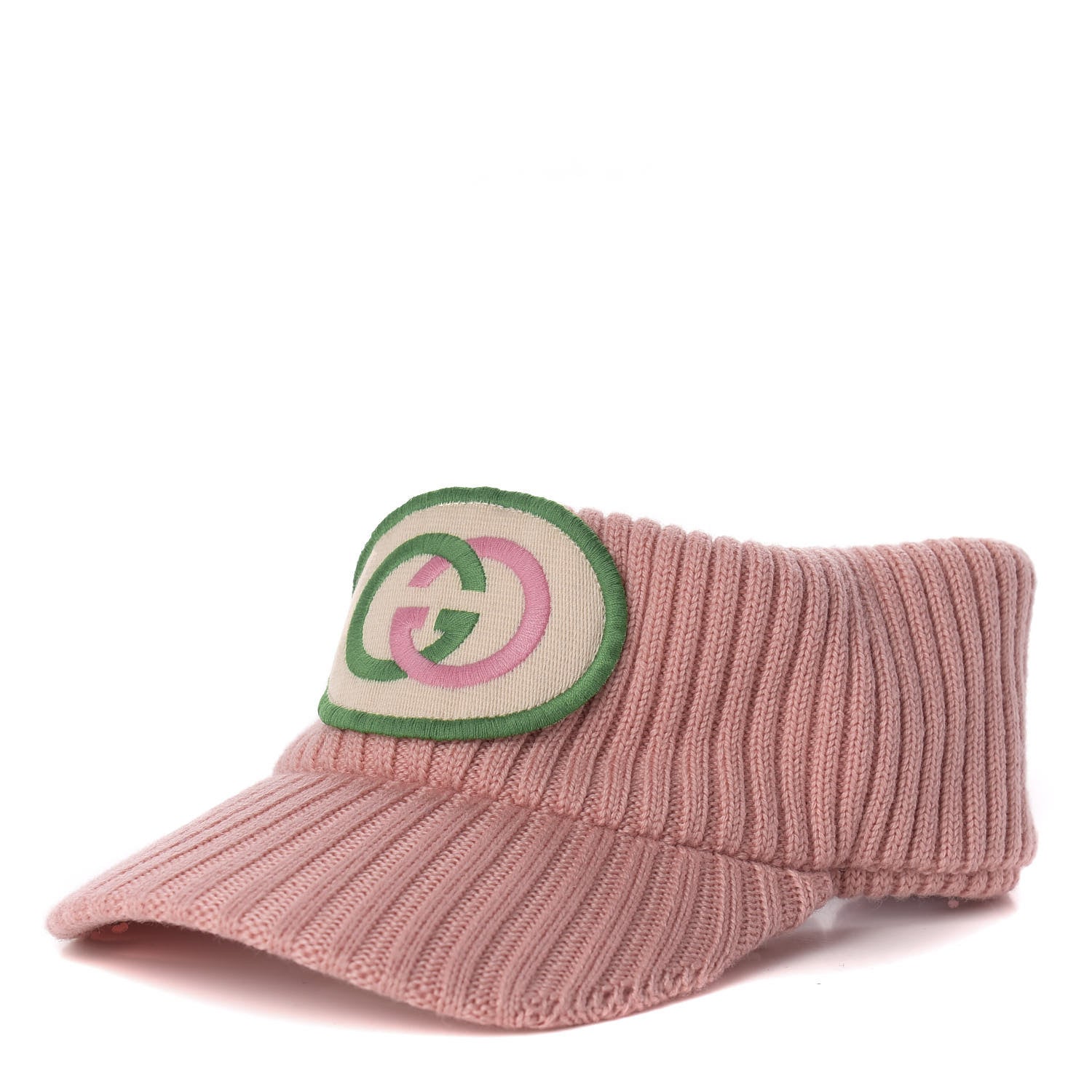 Gucci Wool Interlocking G Patch Visor L Pink 1 of 9