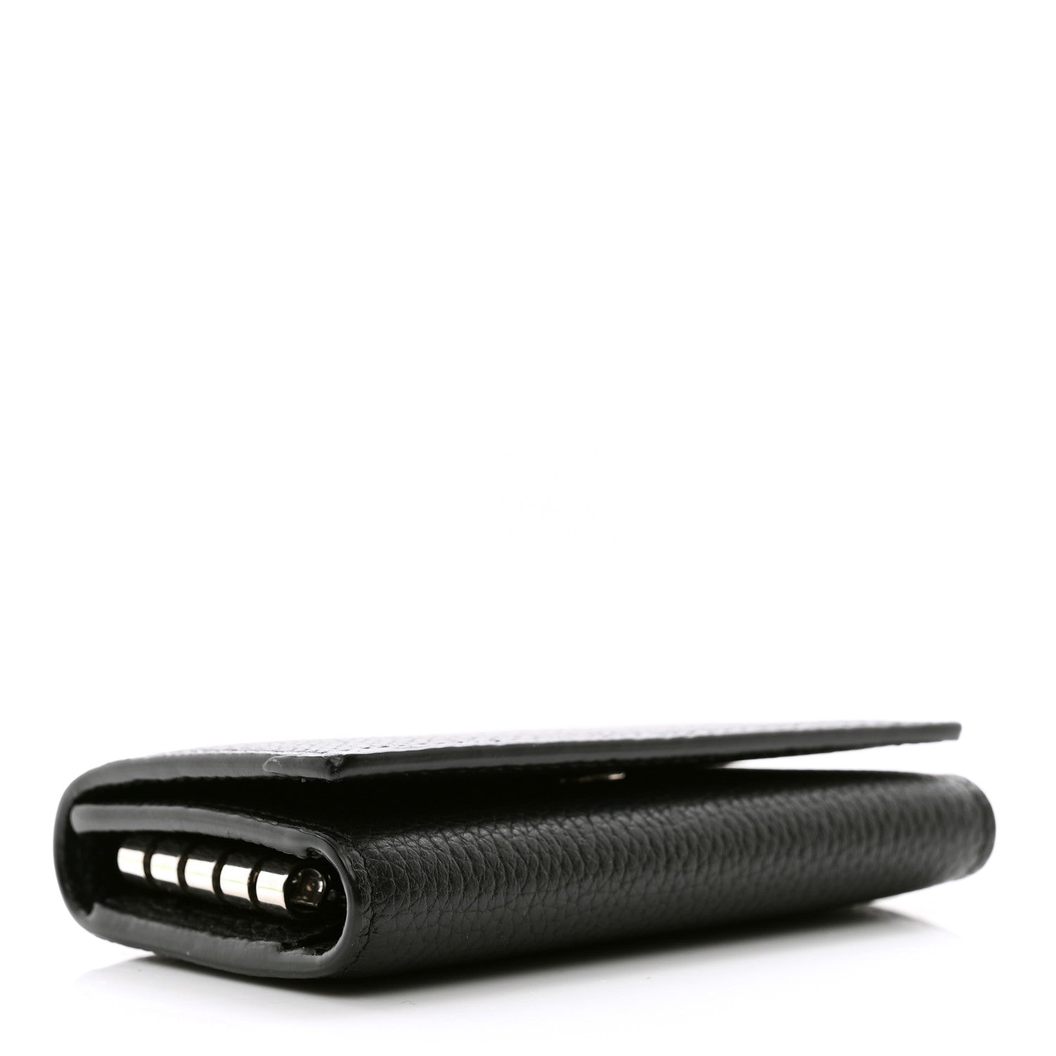 Saint Laurent Grain De Poudre Key Holder Wallet Black 4 of 8