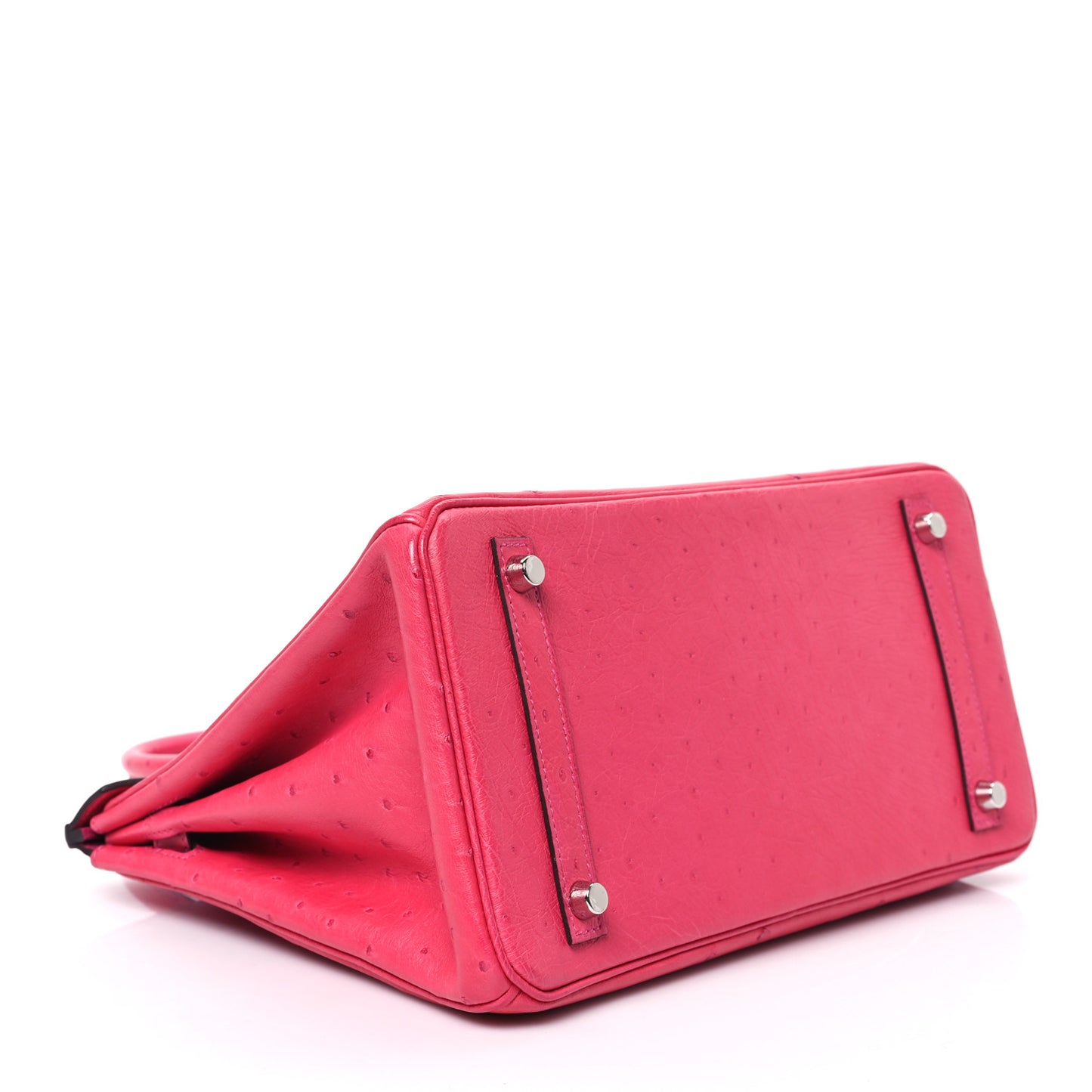 Ostrich Birkin 30 Rose Tyrien