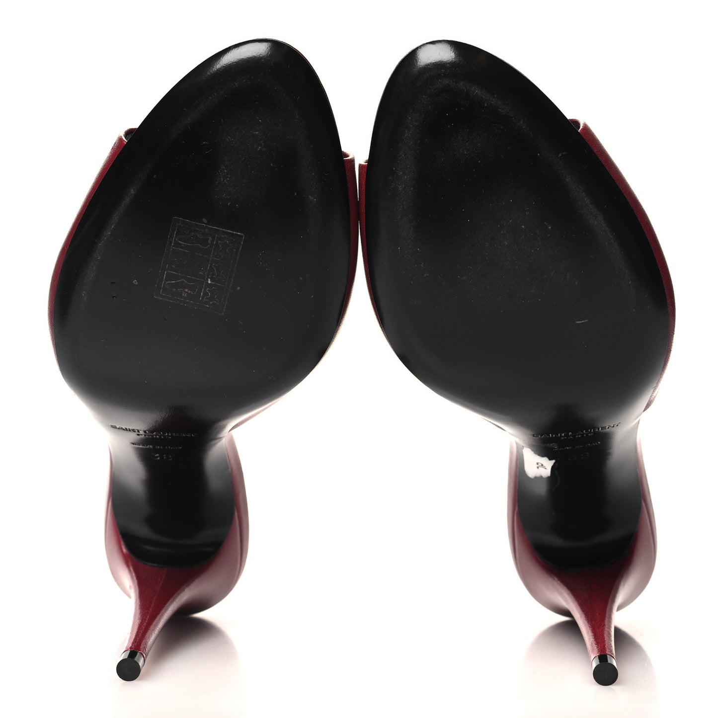 Lambskin Sexy 95mm Pumps 38.5 Opyum 38 Red