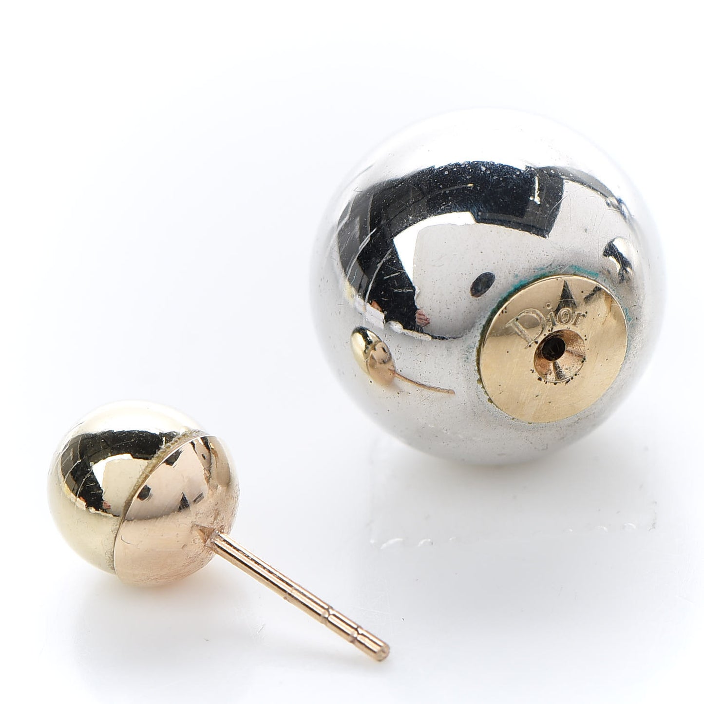Mise En Dior Tribal Earrings Gold Silver