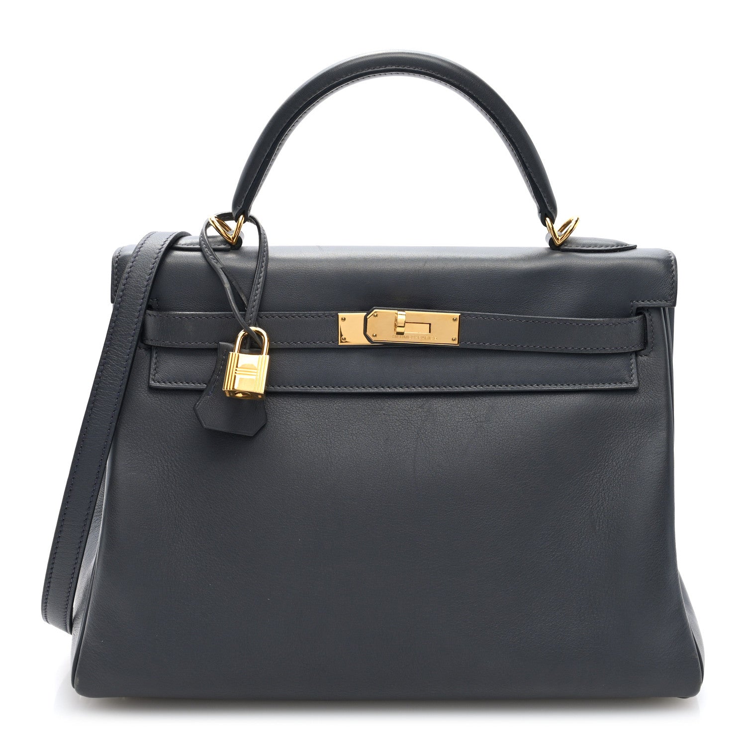 Hermes Swift Kelly Retourne 32 Graphite 1 of 10