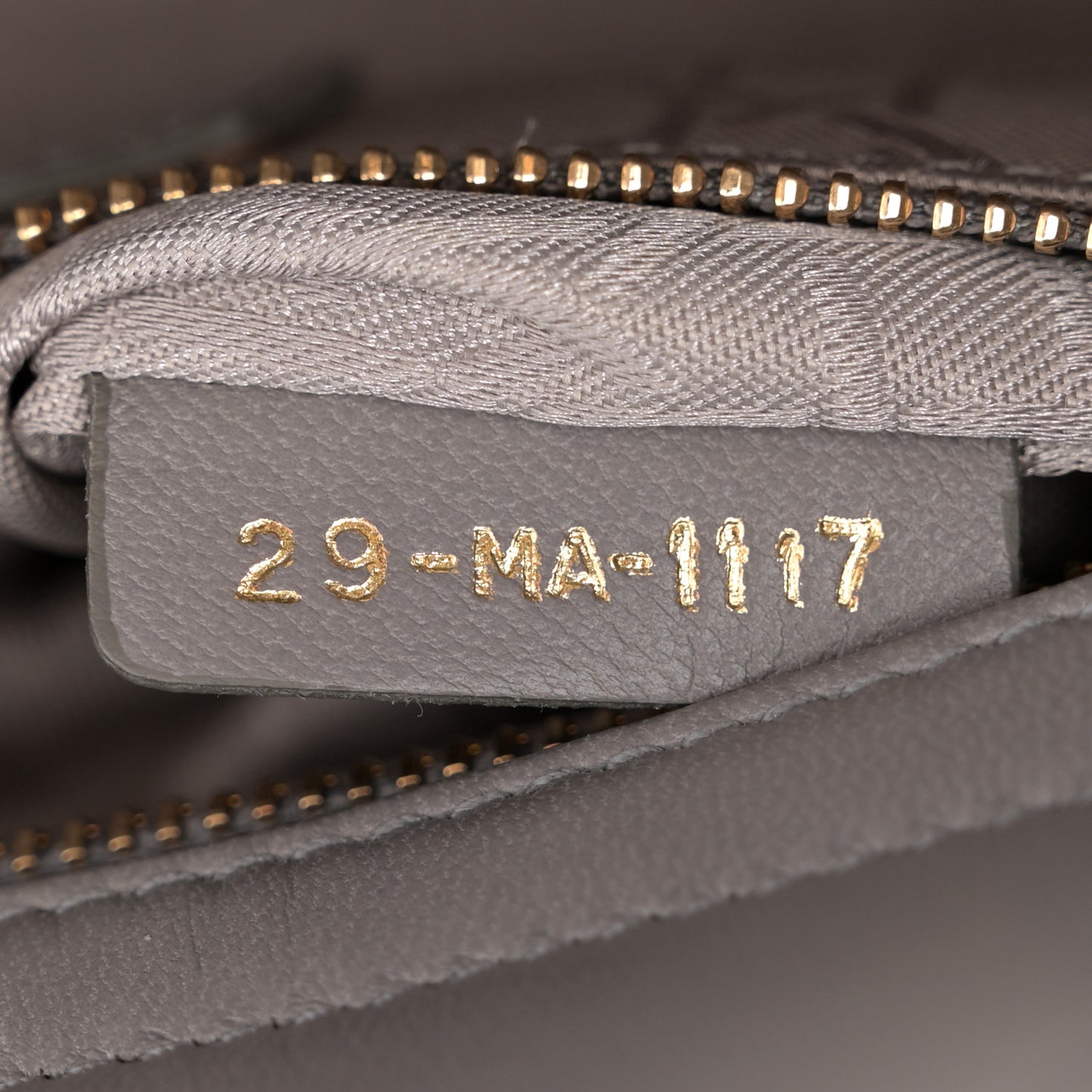 Lambskin Cannage Small Lucky Badges My Lady Dior Grey