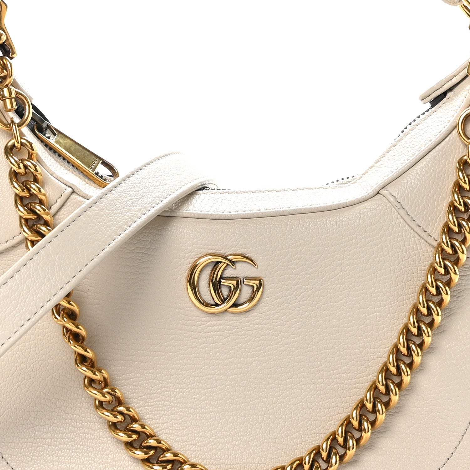 Gucci Goatskin Small Aphrodite Shoulder Bag Mystic White 8 of 11