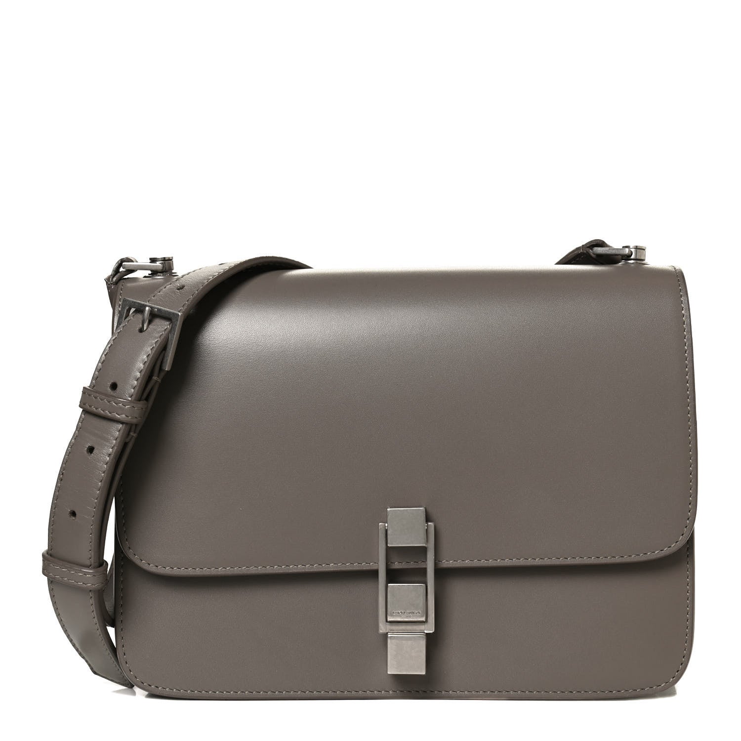 Saint Laurent Smooth Calfskin Carre Satchel Khaki 1 of 10