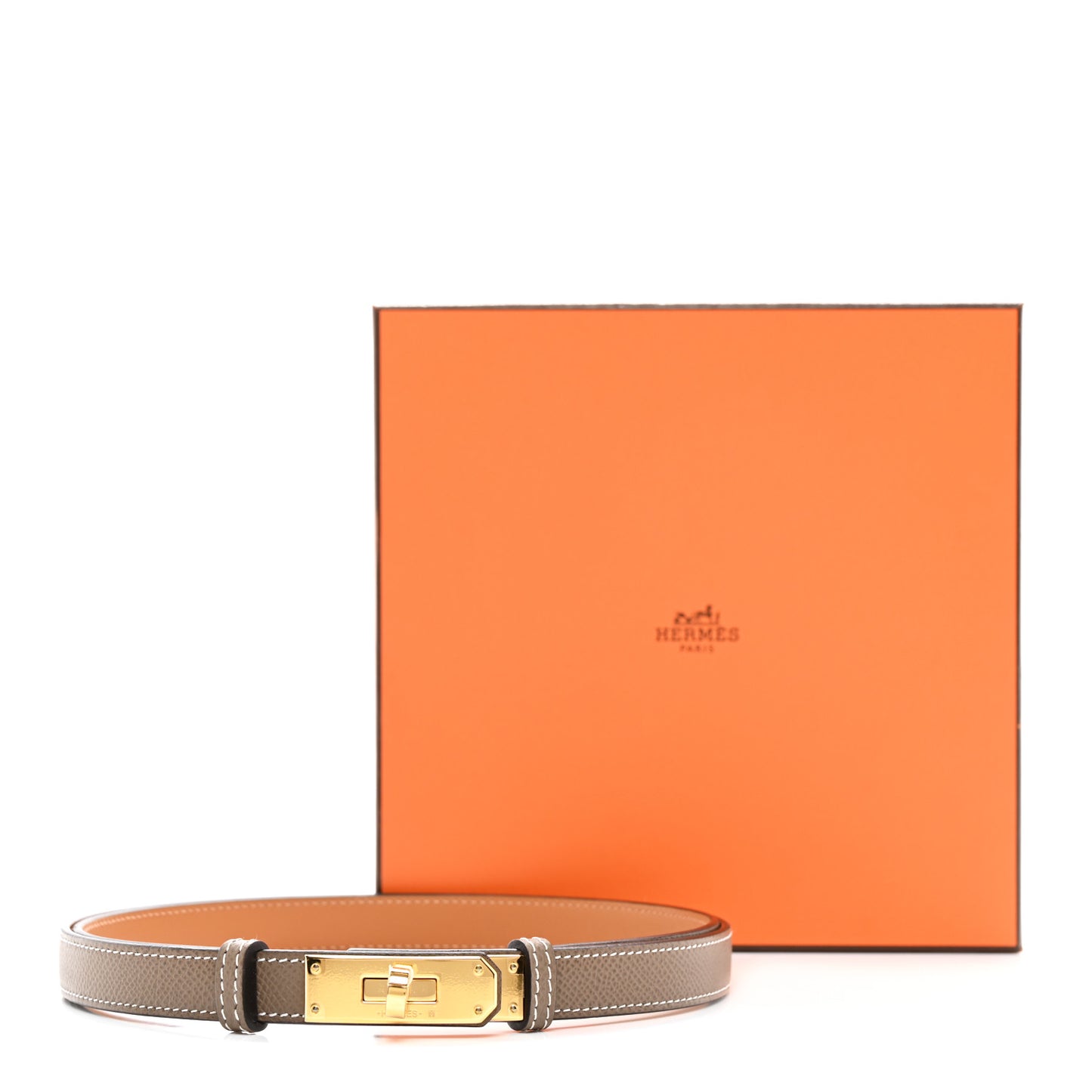Epsom Kelly Belt Etoupe