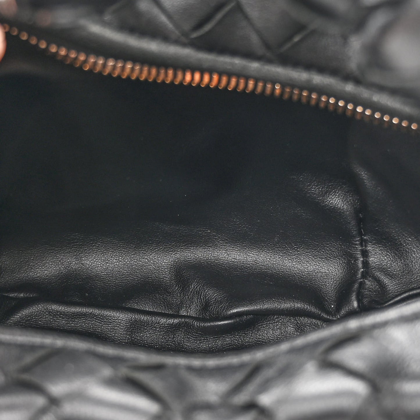 Nappa Intrecciato Mini Chain Jodie Black