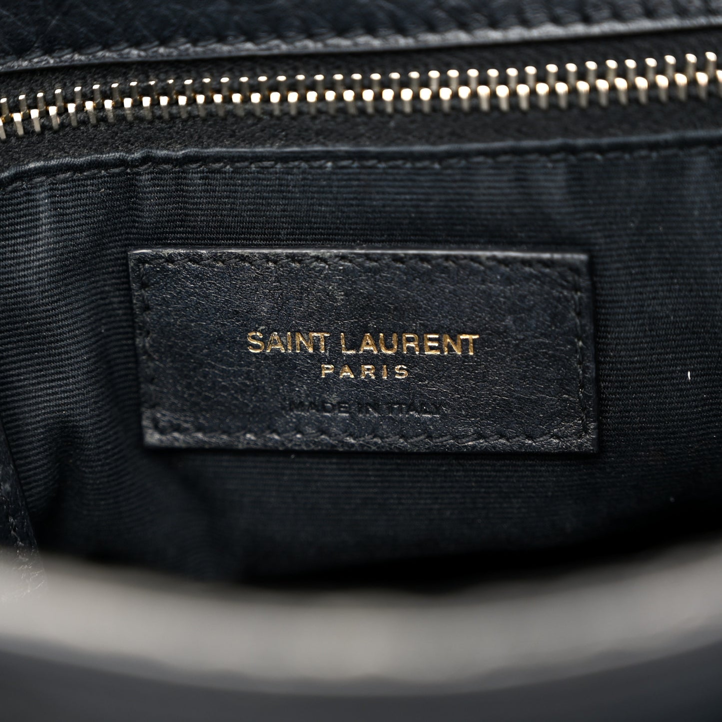 Crinkled Calfskin Matelasse Monogram Medium Niki Chain Satchel Black
