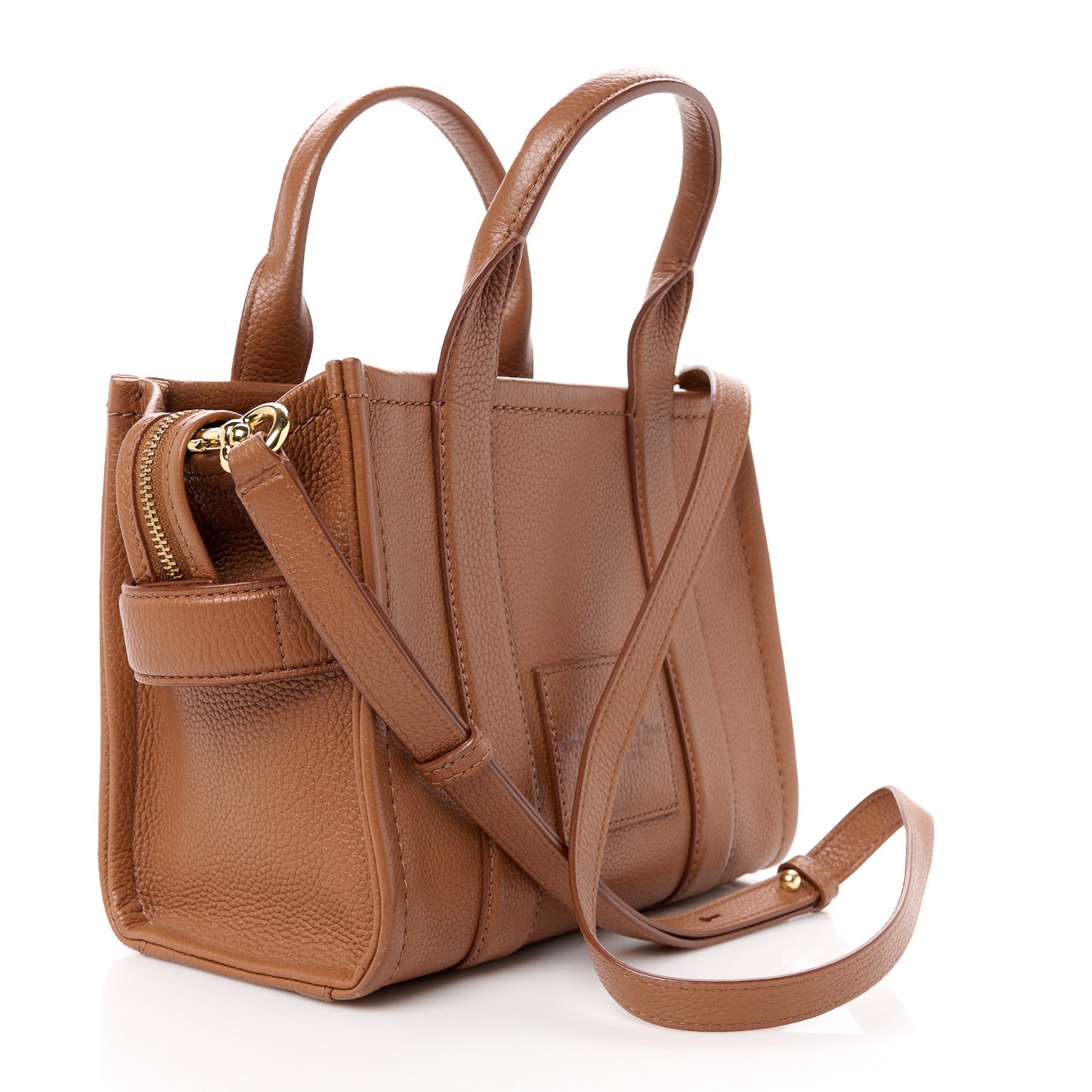 Grained Calfskin Small The Tote Bag Argan Oil