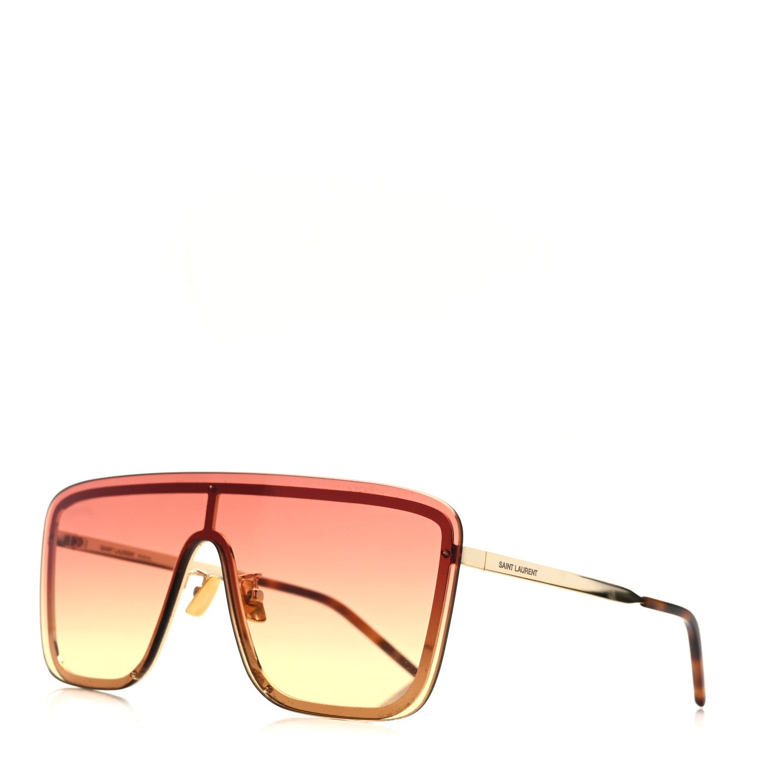 Saint Laurent SL 364 Mask Sunglasses Brown 1 of 7