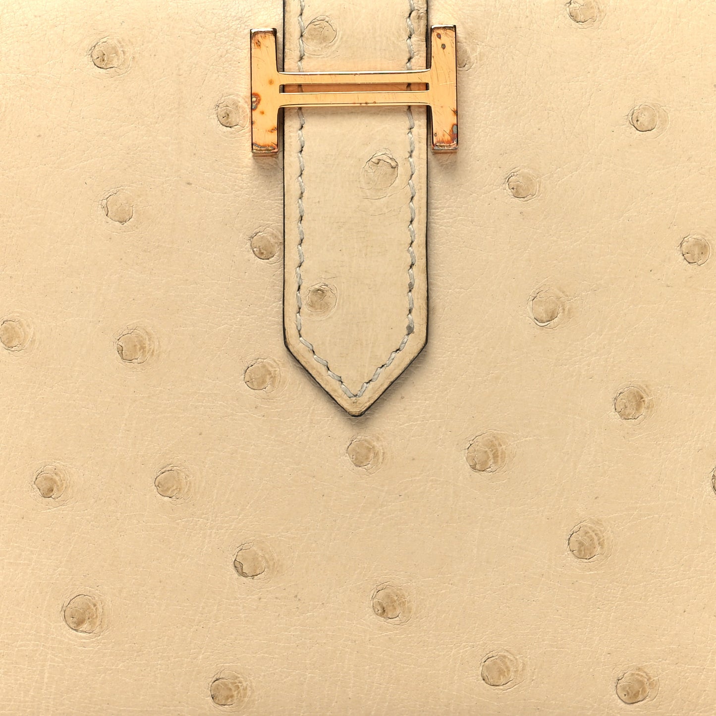 Ostrich Bearn Compact Wallet Trench