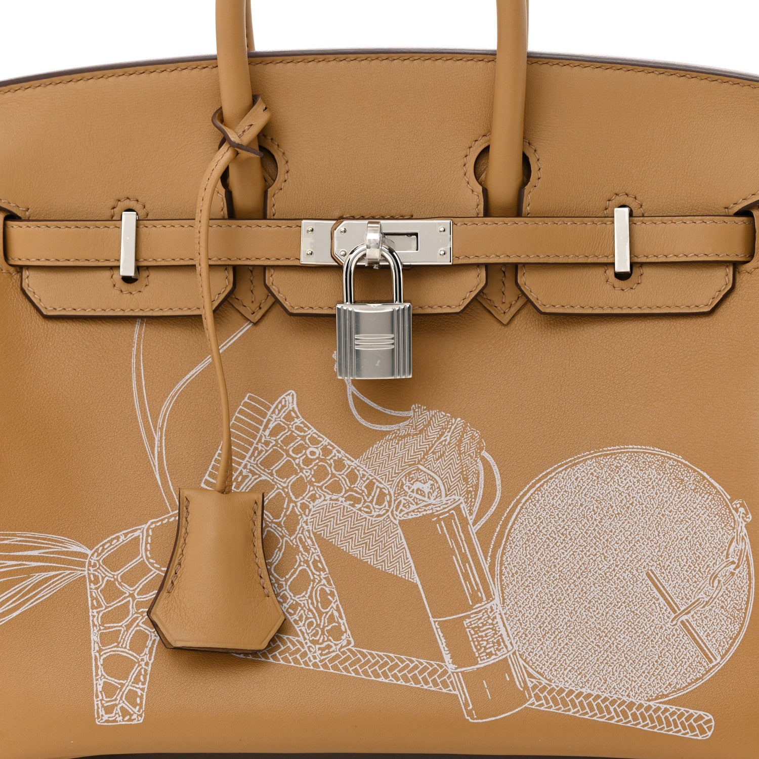 Hermes Swift In & Out Birkin 25 Biscuit 8 of 12