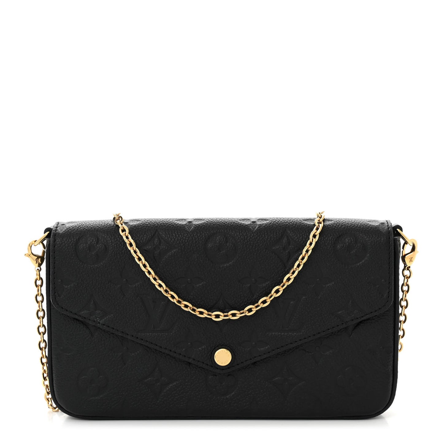 Empreinte Pochette Felicie Chain Wallet Black